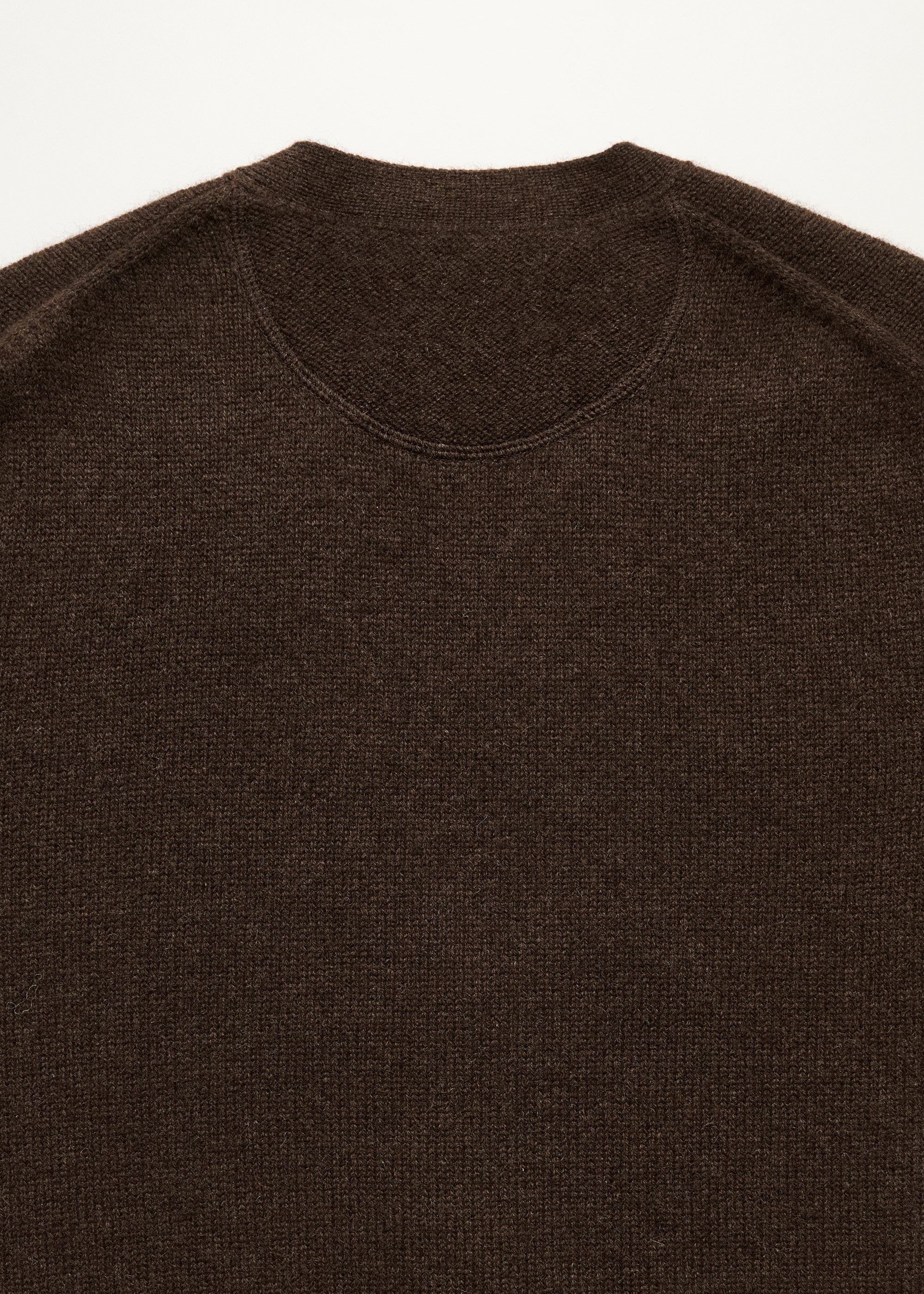 Alexa cardigan – pure yak | Pure Dark Brown - Image 5