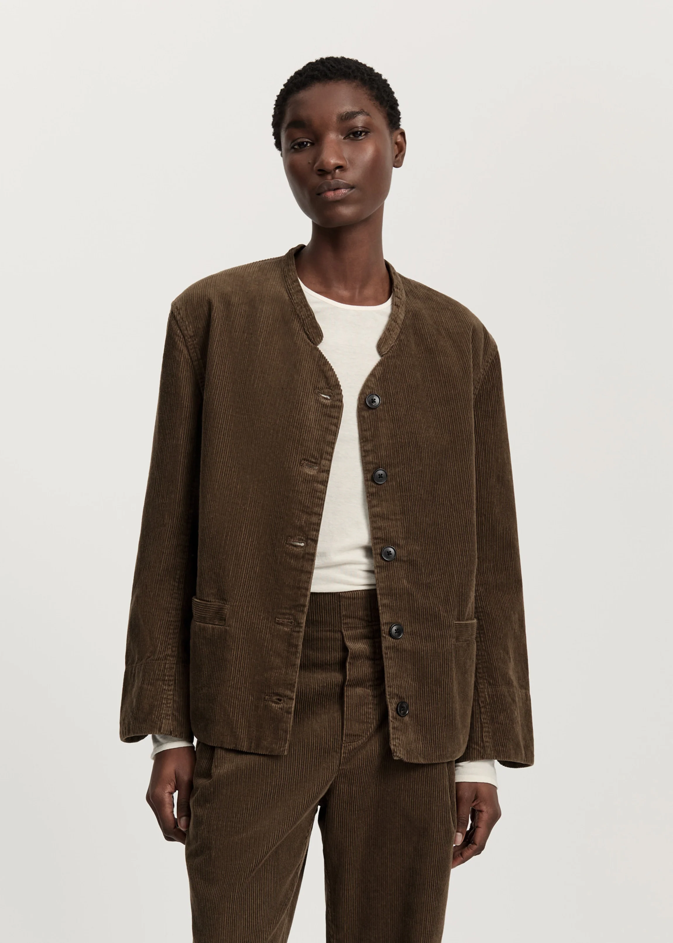 Angela jacket corduroy | Bark - Image 7