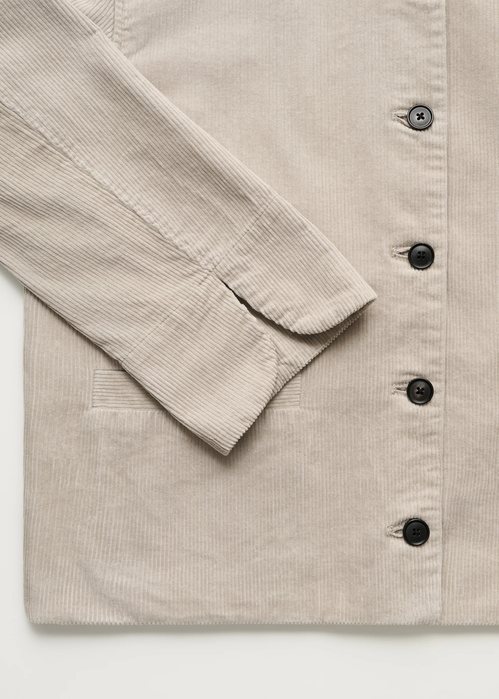 Angela jacket corduroy | Silver - Image 6