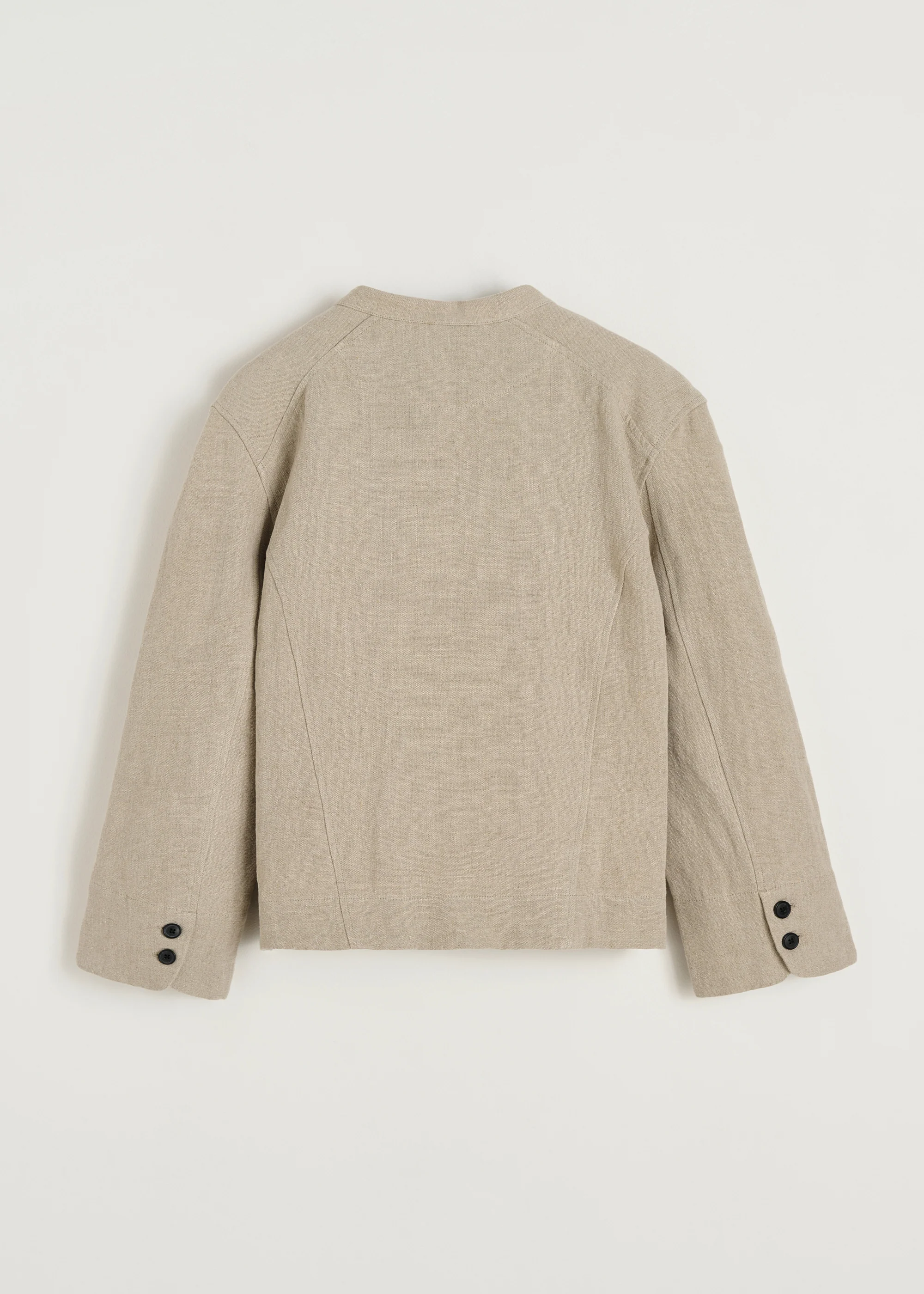 Angela jacket heavy linen | Pure Natural - Image 3