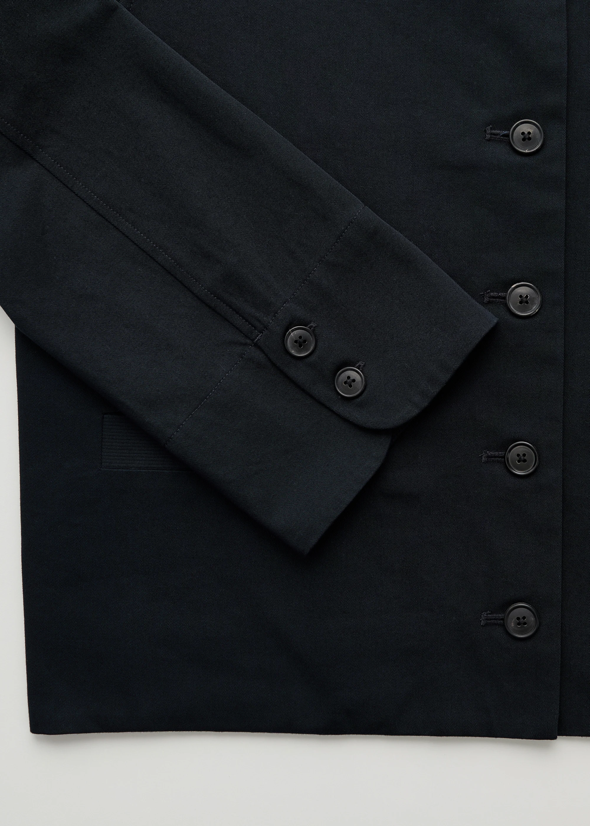 Angela jacket twill | Black Navy - Image 4
