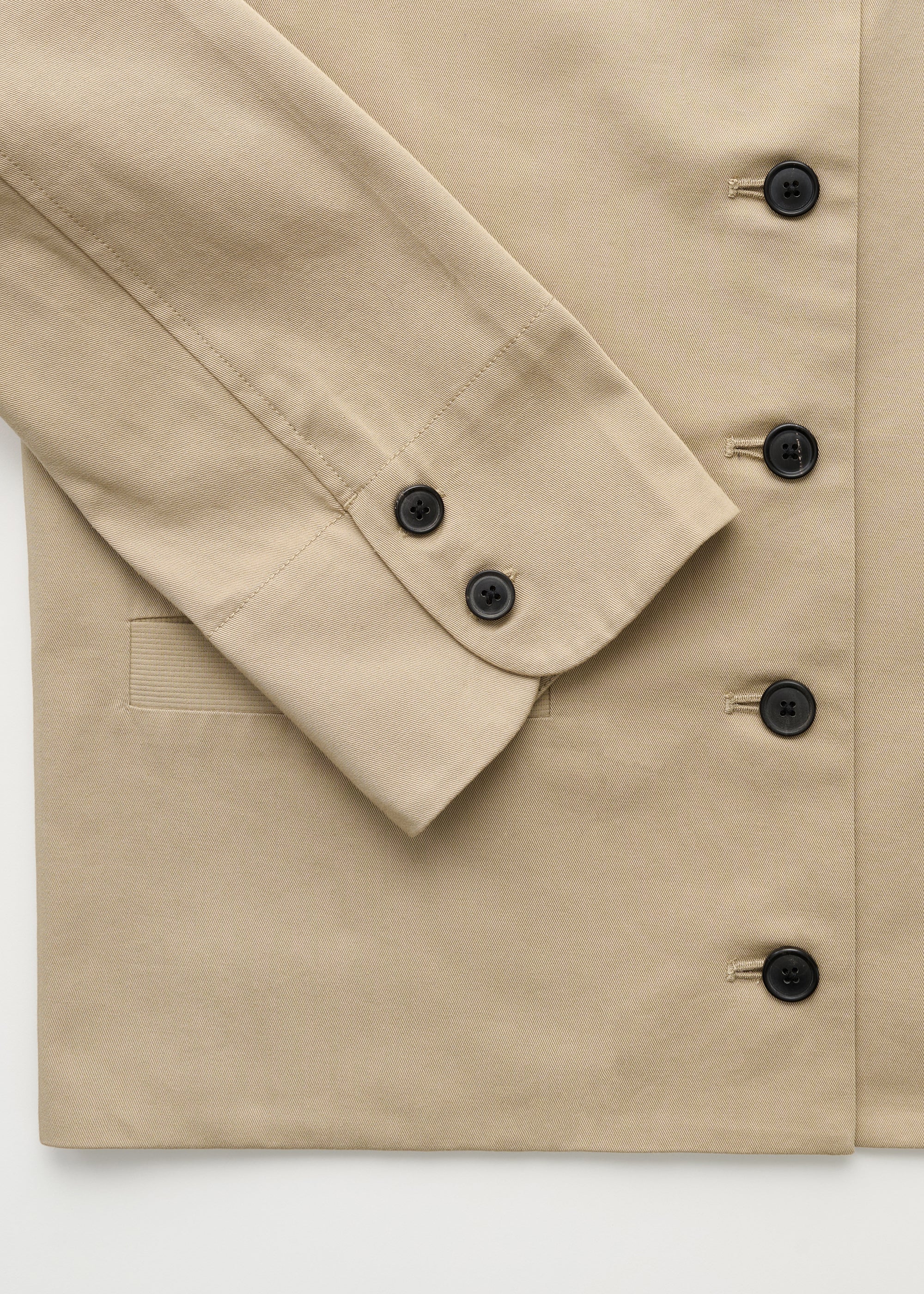 Angela jacket twill | Semolina - Image 5
