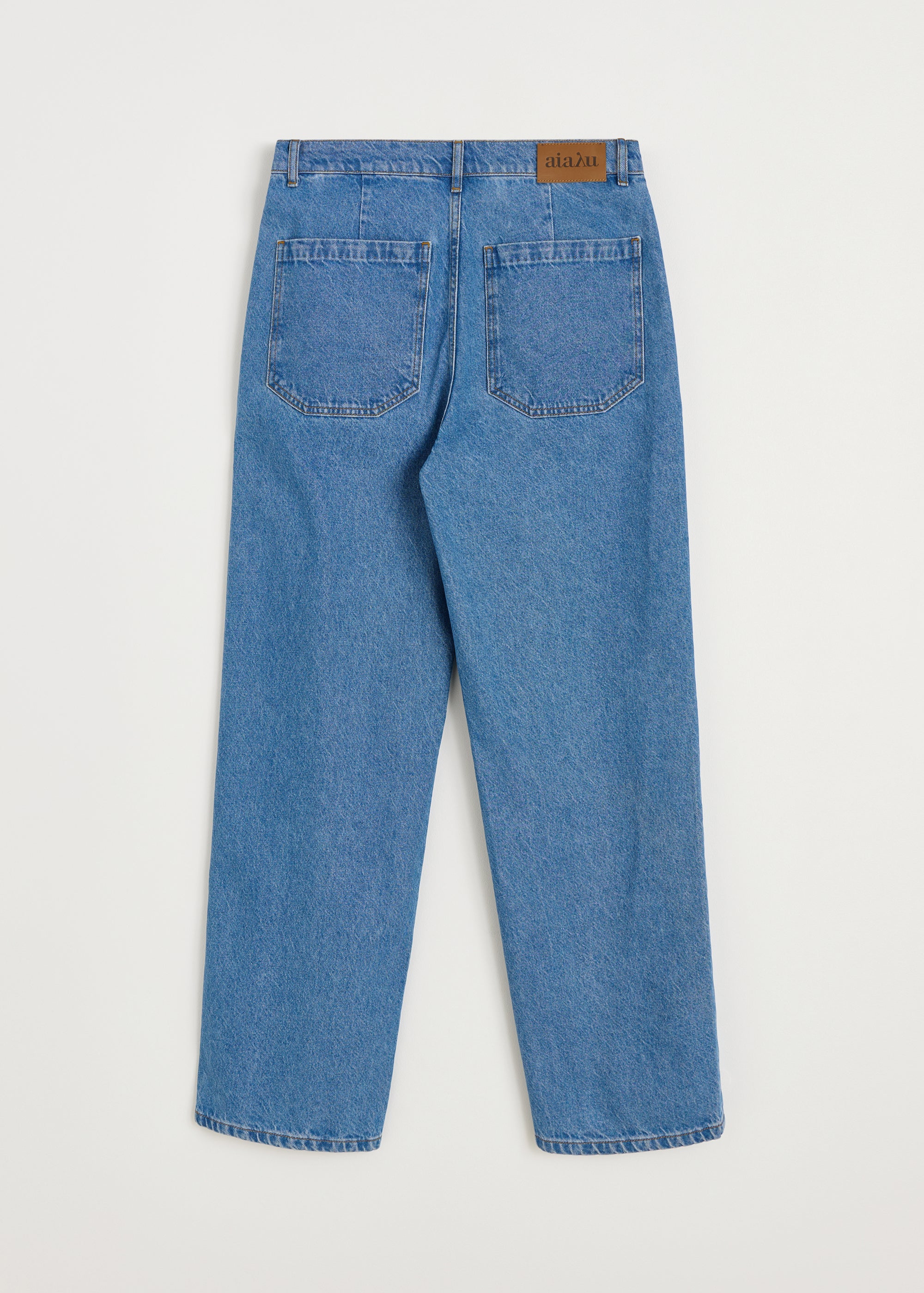 Carlo midwaist wide jeans | Clear Blue - Image 3