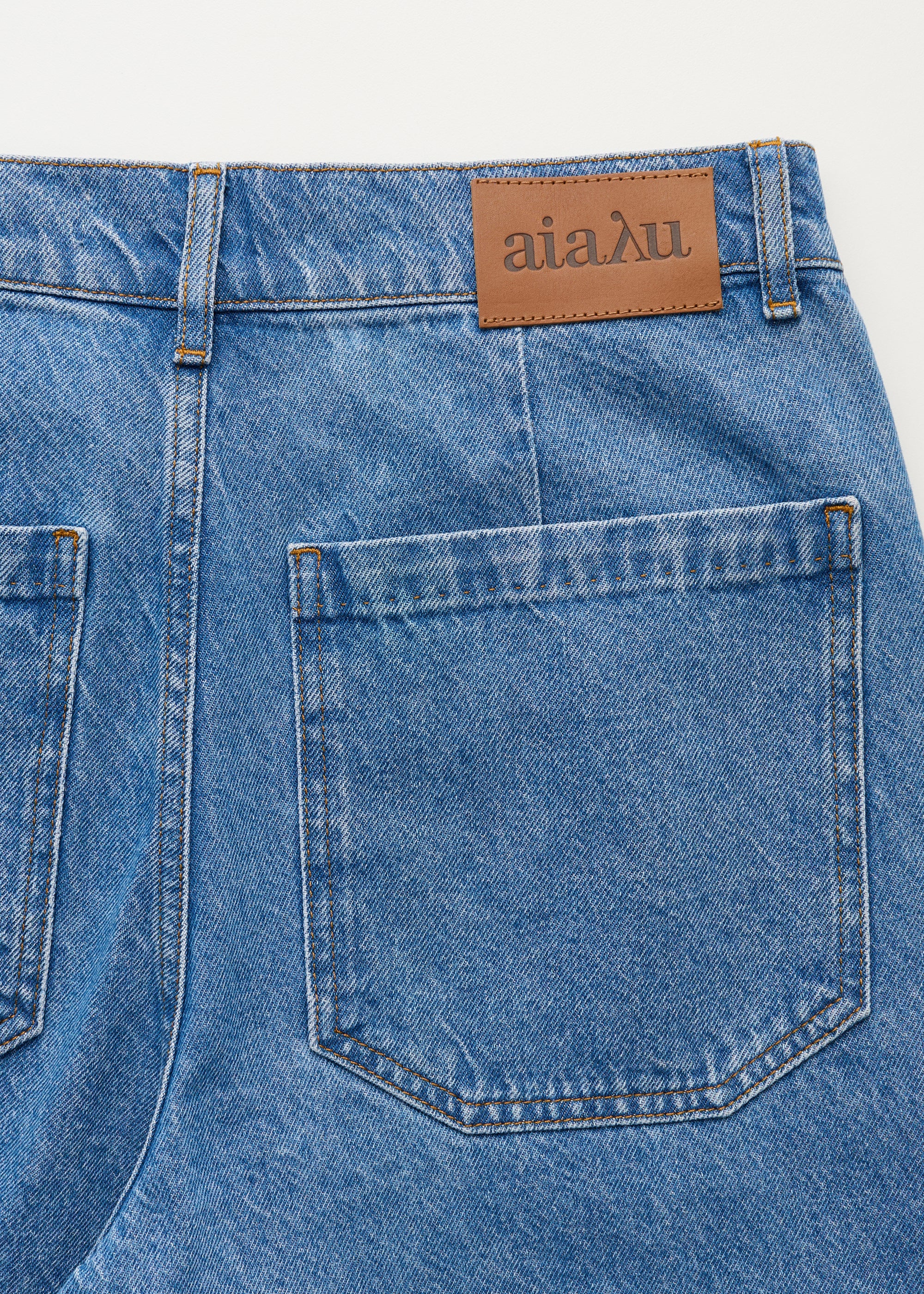 Carlo midwaist wide jeans | Clear Blue - Image 4