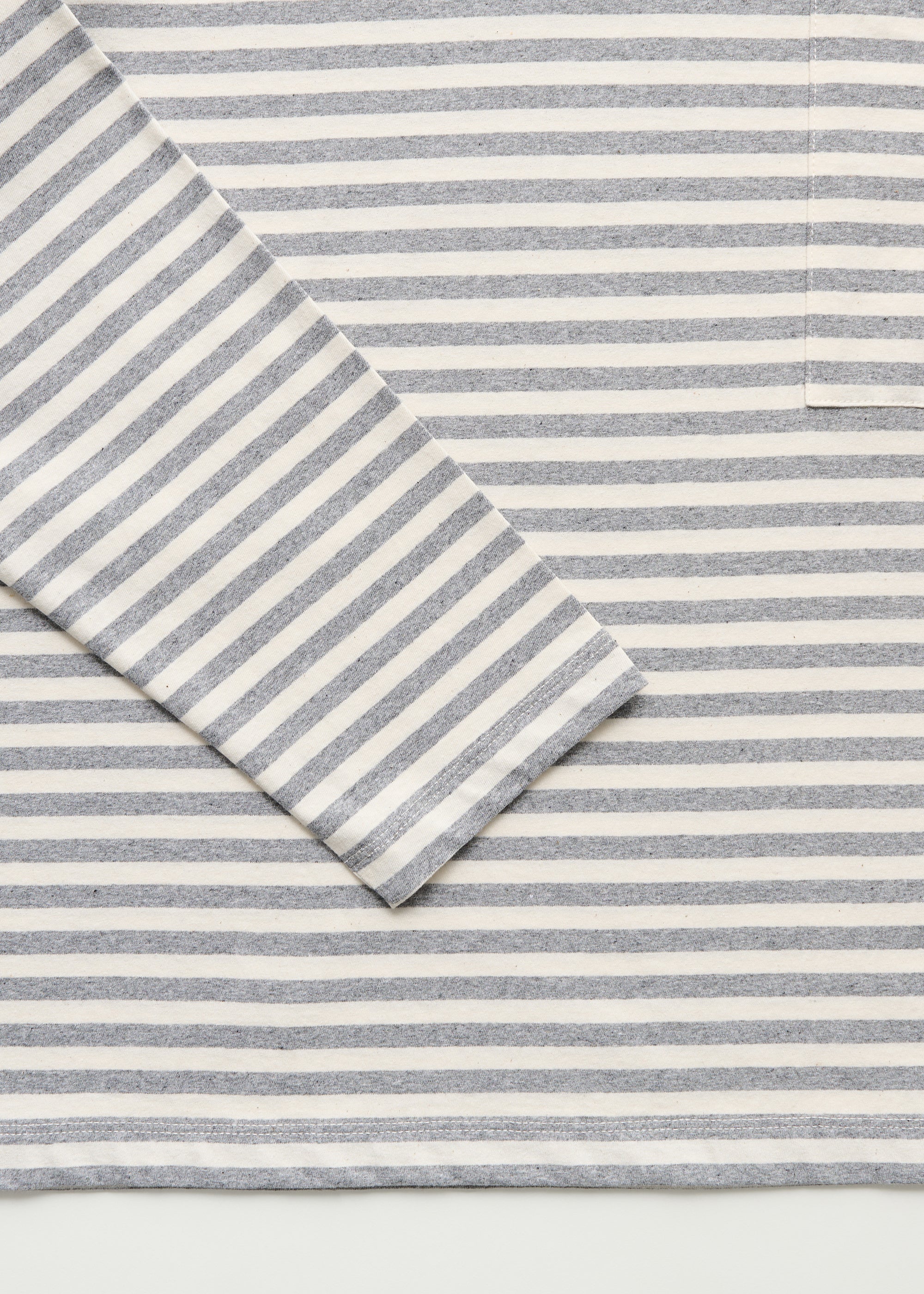 Circular long sleeve melange | Mix Grey Melange - Image 5