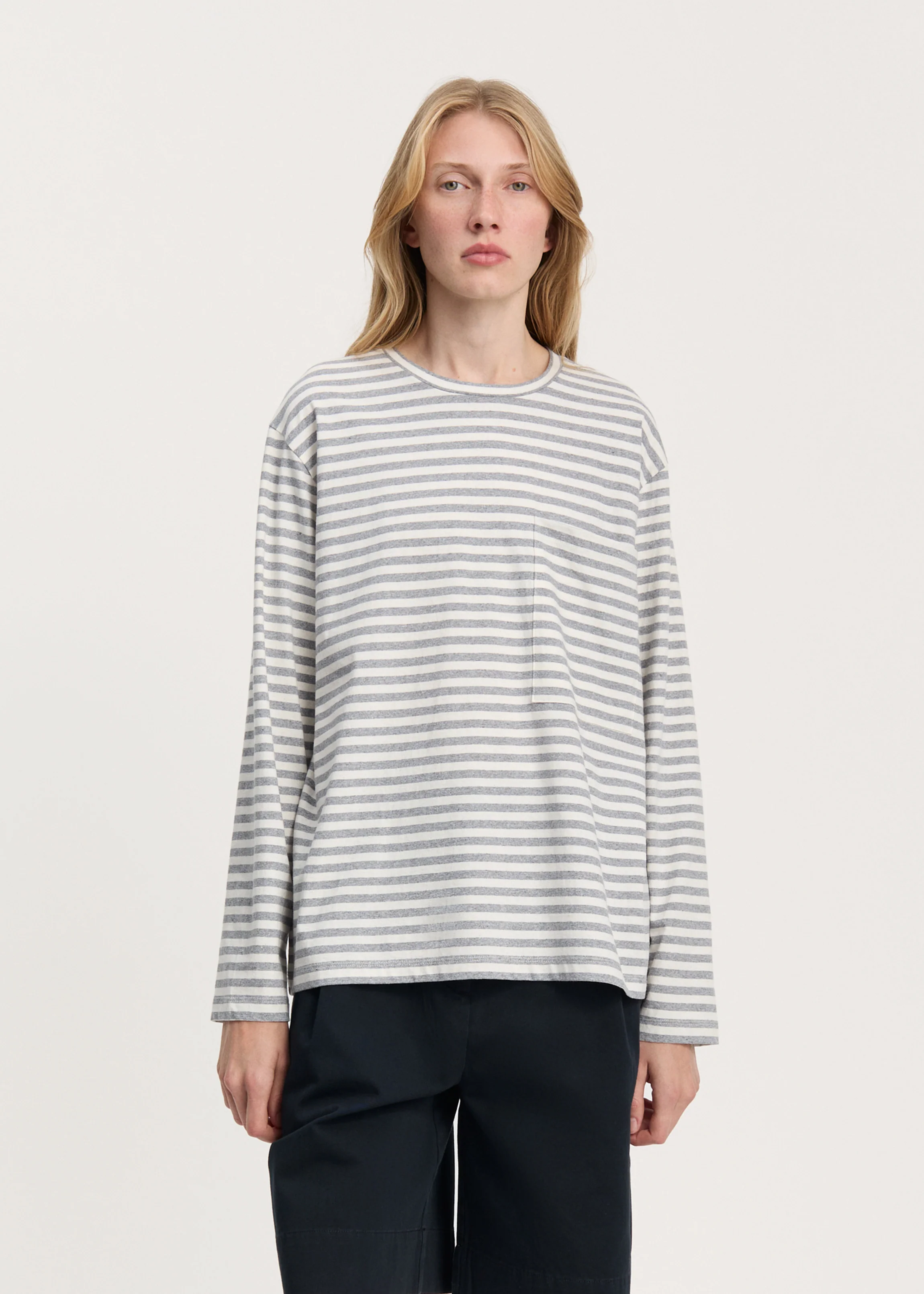 Circular long sleeve melange | Mix Grey Melange - Image 6