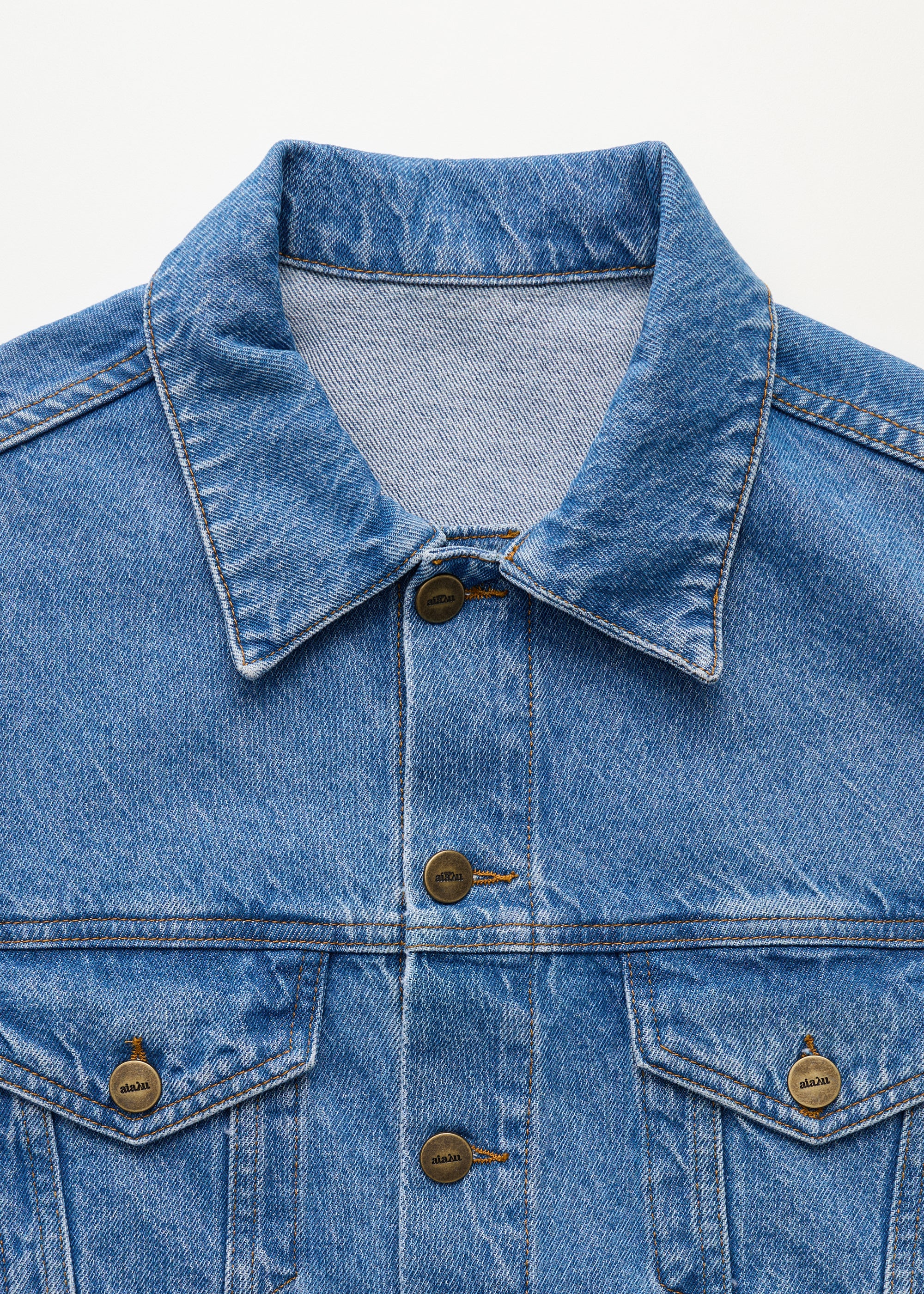 Cleo denim jacket | Clear Blue - Image 4