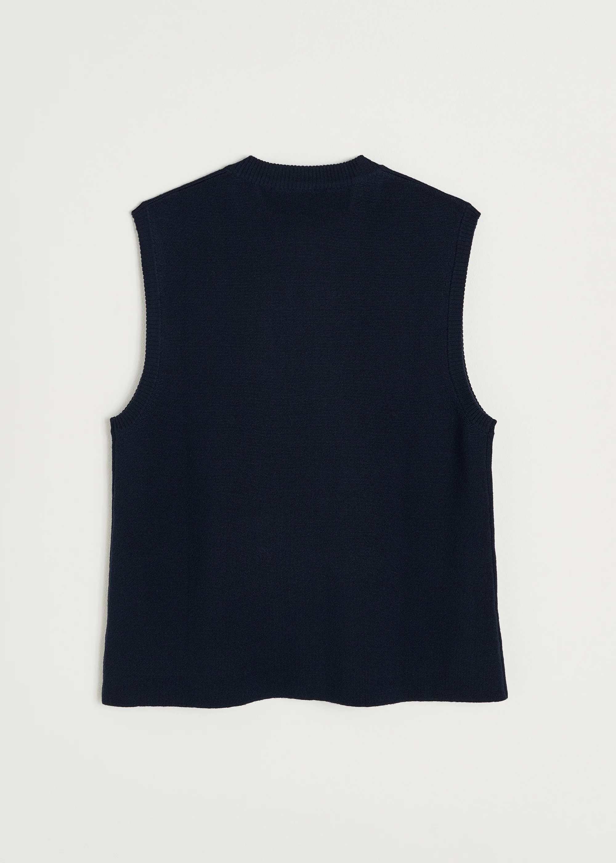 Elva vest – pure merino wool | Navy - Image 3