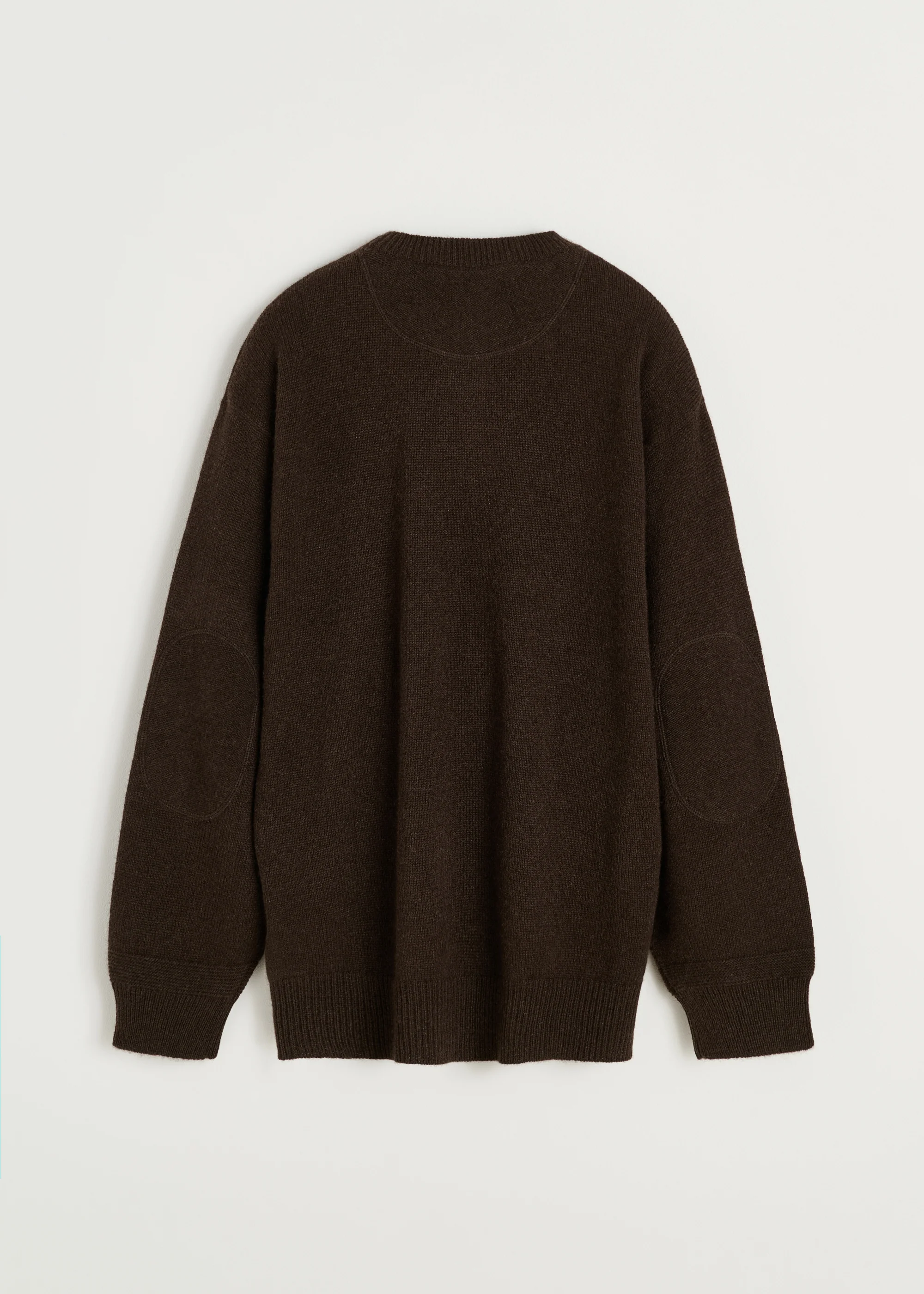 Franco sweater – pure yak | Pure Dark Brown - Image 3