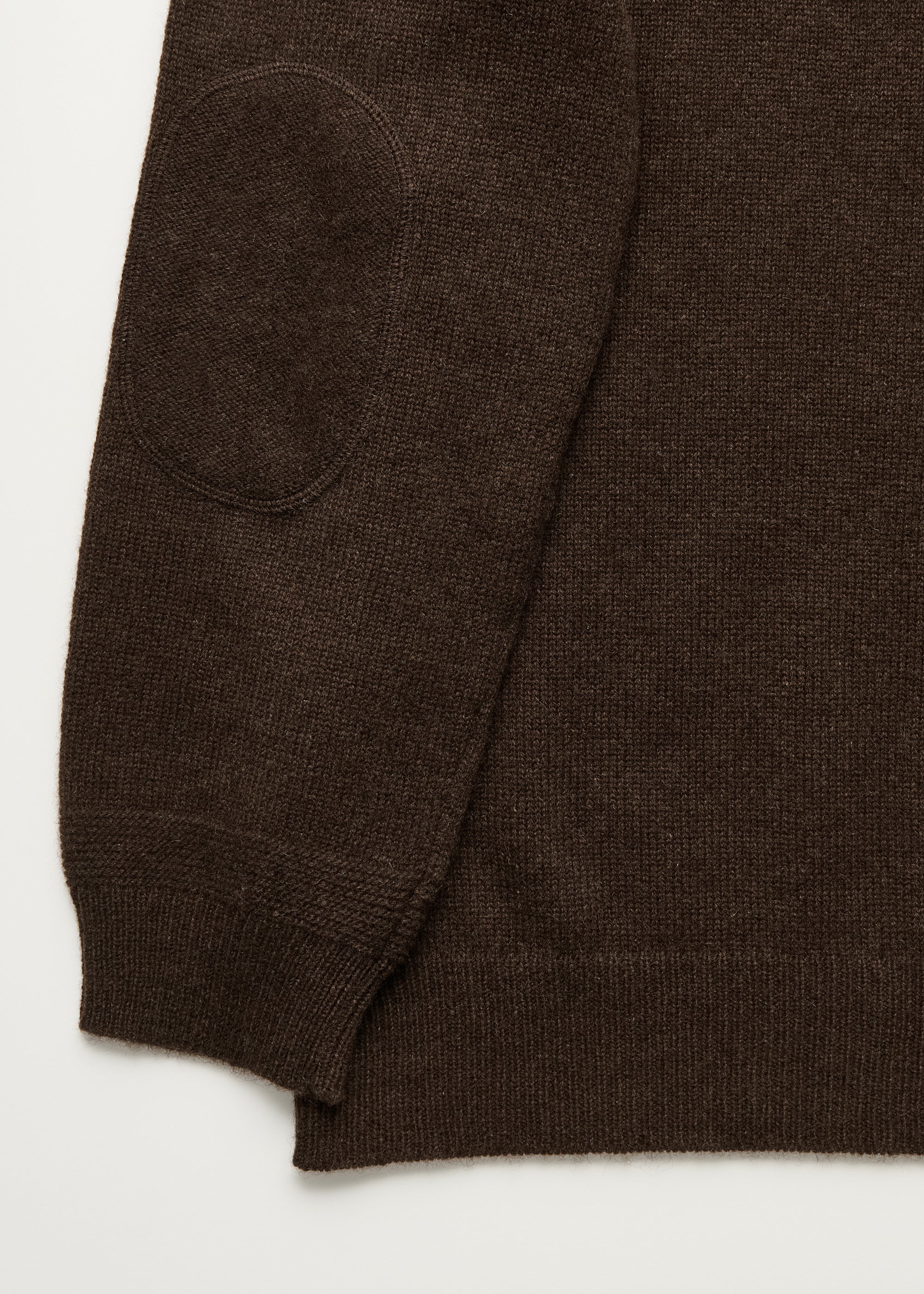 Franco sweater – pure yak | Pure Dark Brown - Image 5