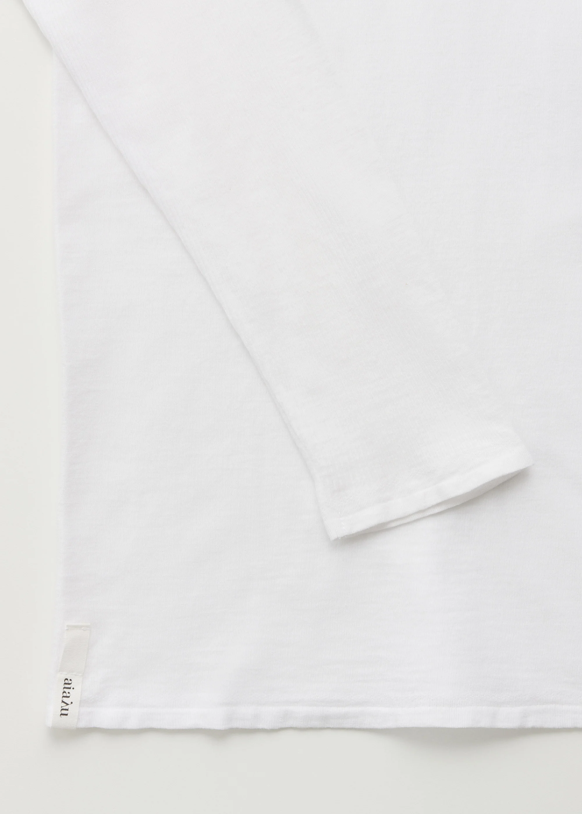 Gentle long sleeve – cotton cashmere blend | White - Image 5