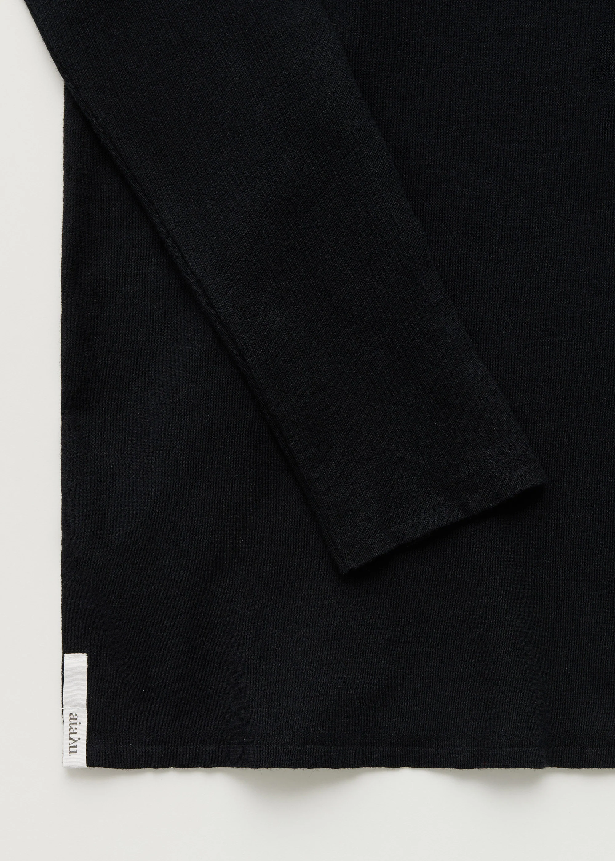 Gentle tank – cotton cashmere blend | Black - Image 3