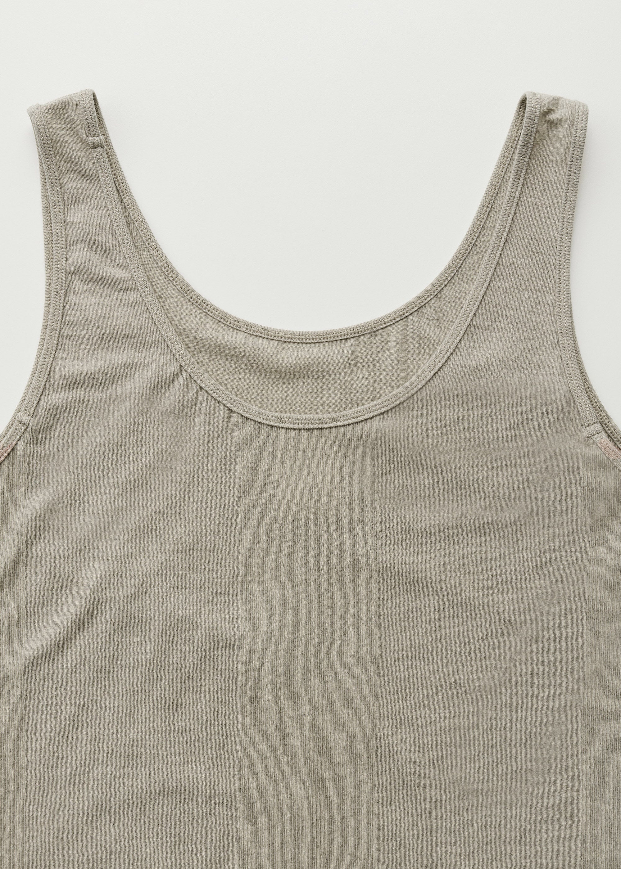 Gentle tank – cotton cashmere blend | Grey - Image 3