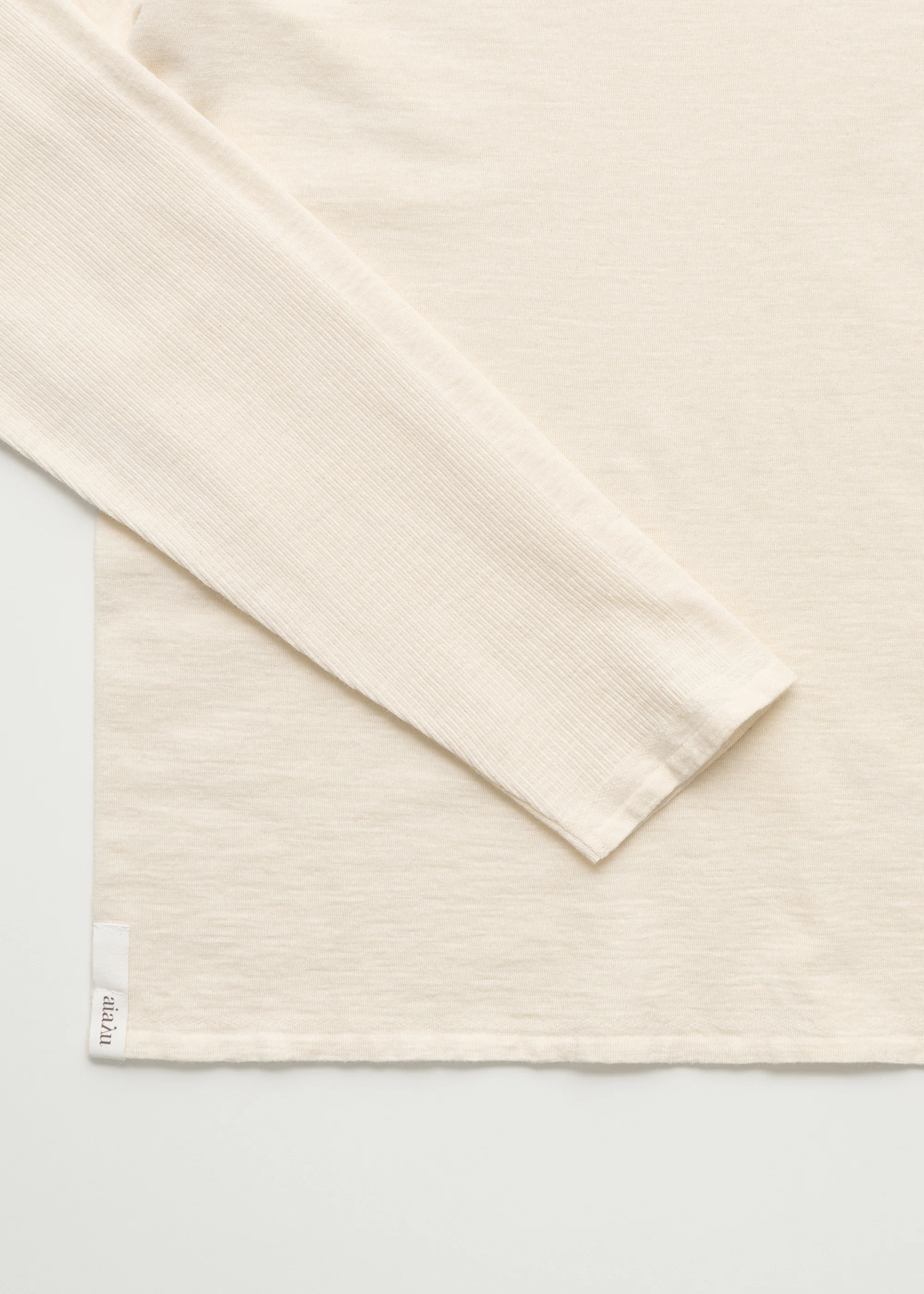 Gentle turtleneck – cotton cashmere blend | Pure Ecru - Image 4