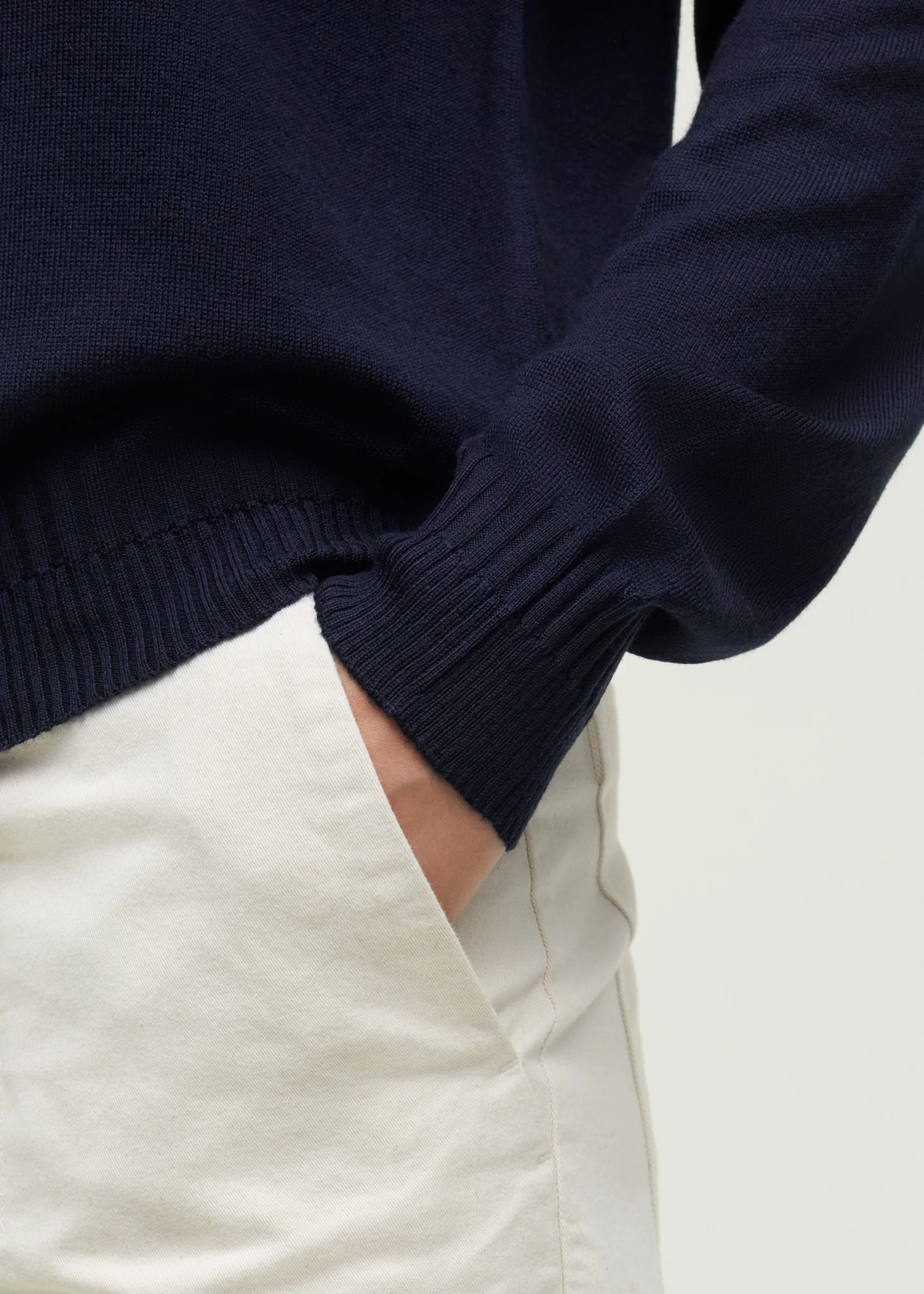 Gina sweater - pure merino wool | Navy - Image 4
