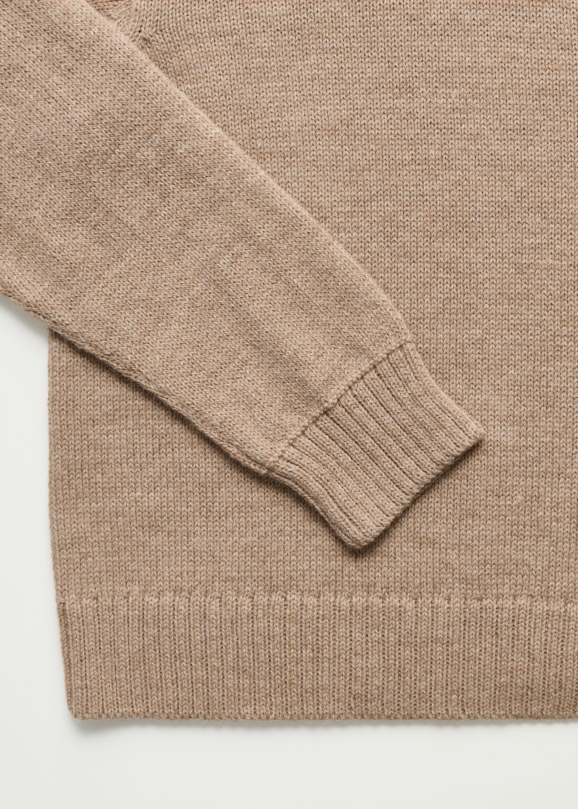 Highland saga sweater – highland wool | Pure Almond - Image 4