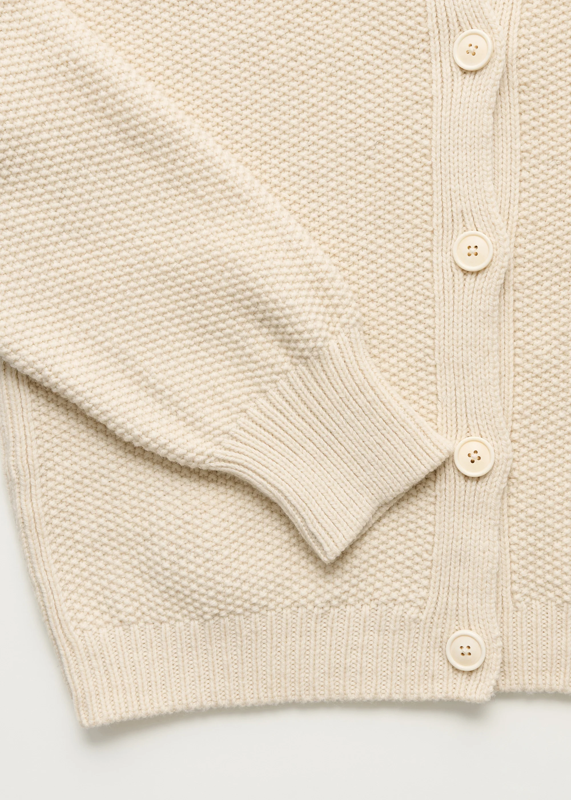 Irena cardigan – highland wool | Pure Ecru - Image 5