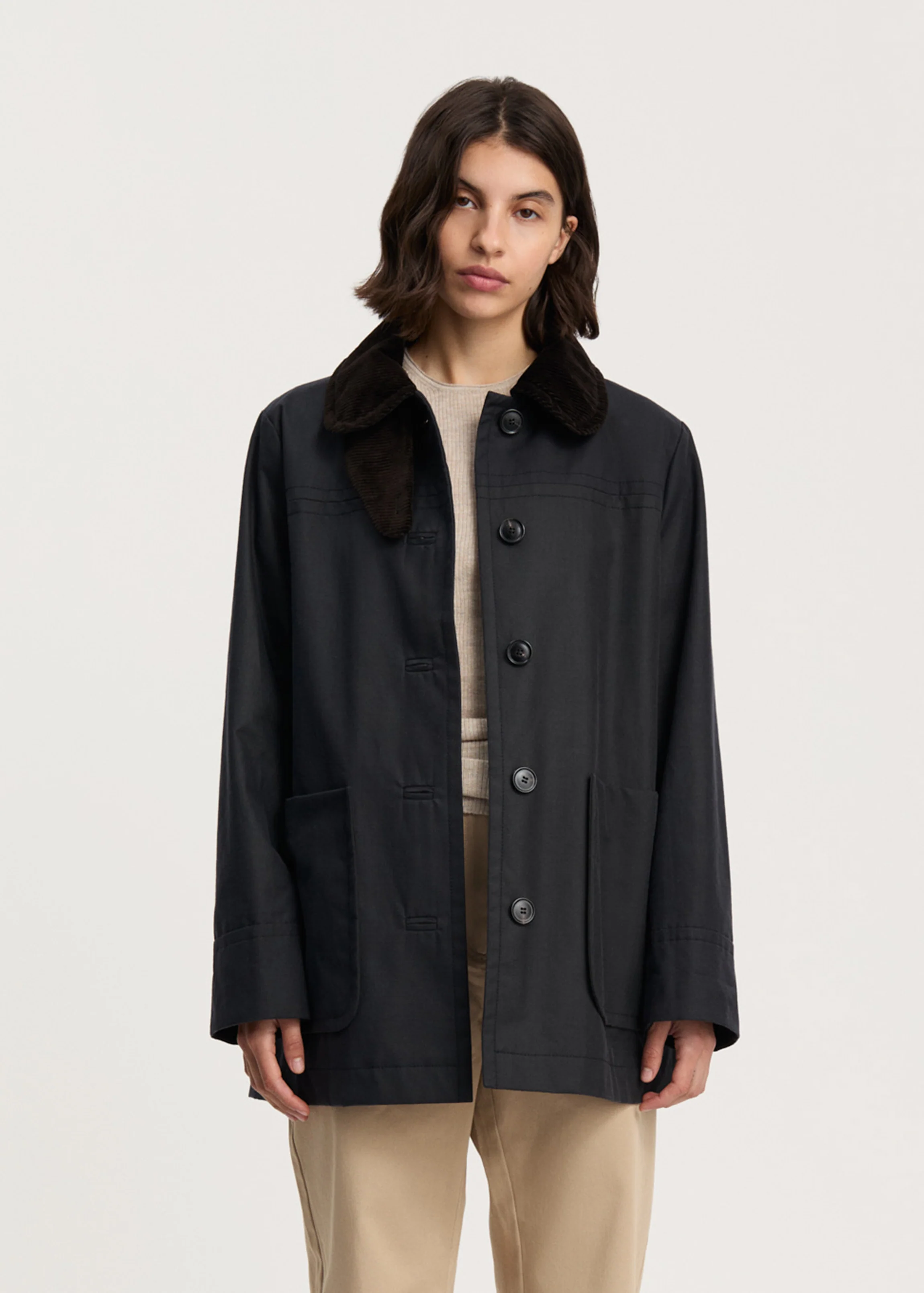 Jamie jacket – ripstop oilskin | Antracite - Image 7