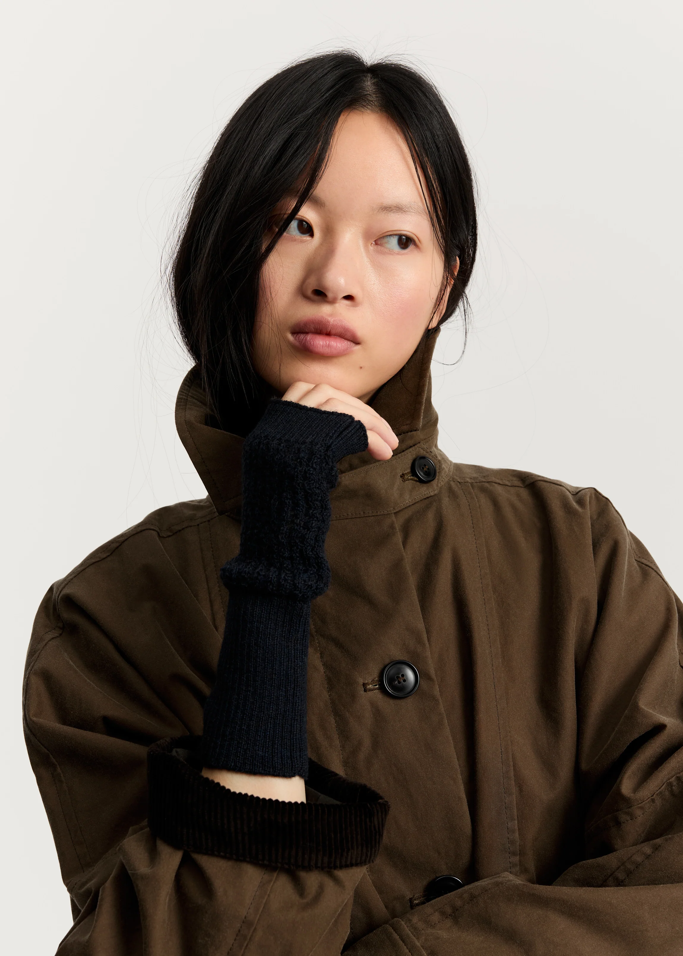 Jay coat – oilskin | Bark - Image 10