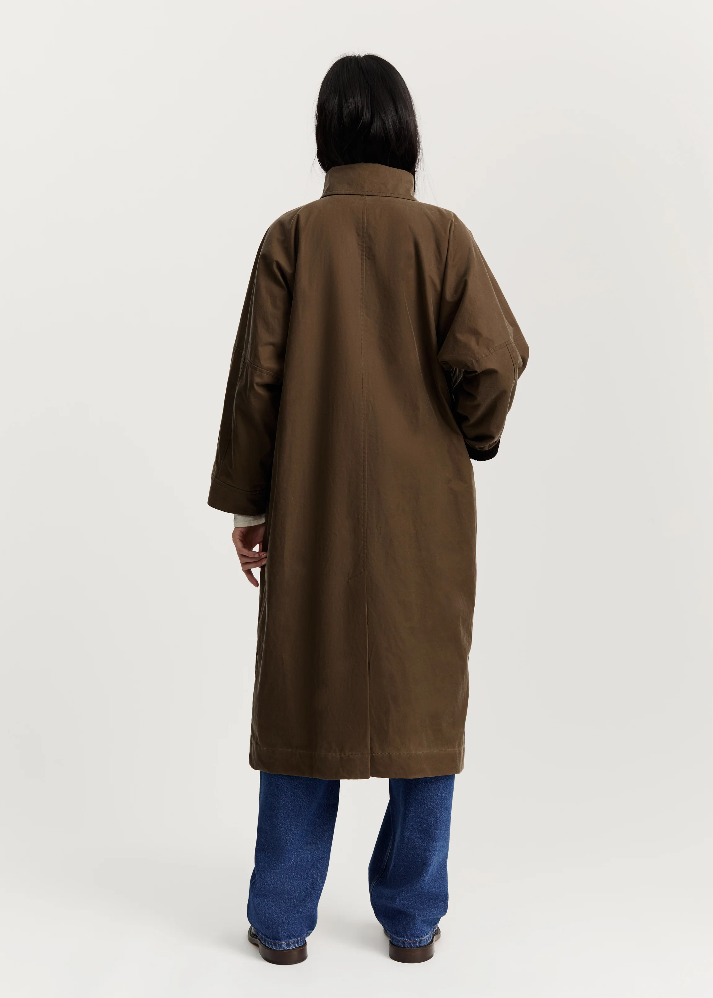 Jay coat – oilskin | Bark - Image 4