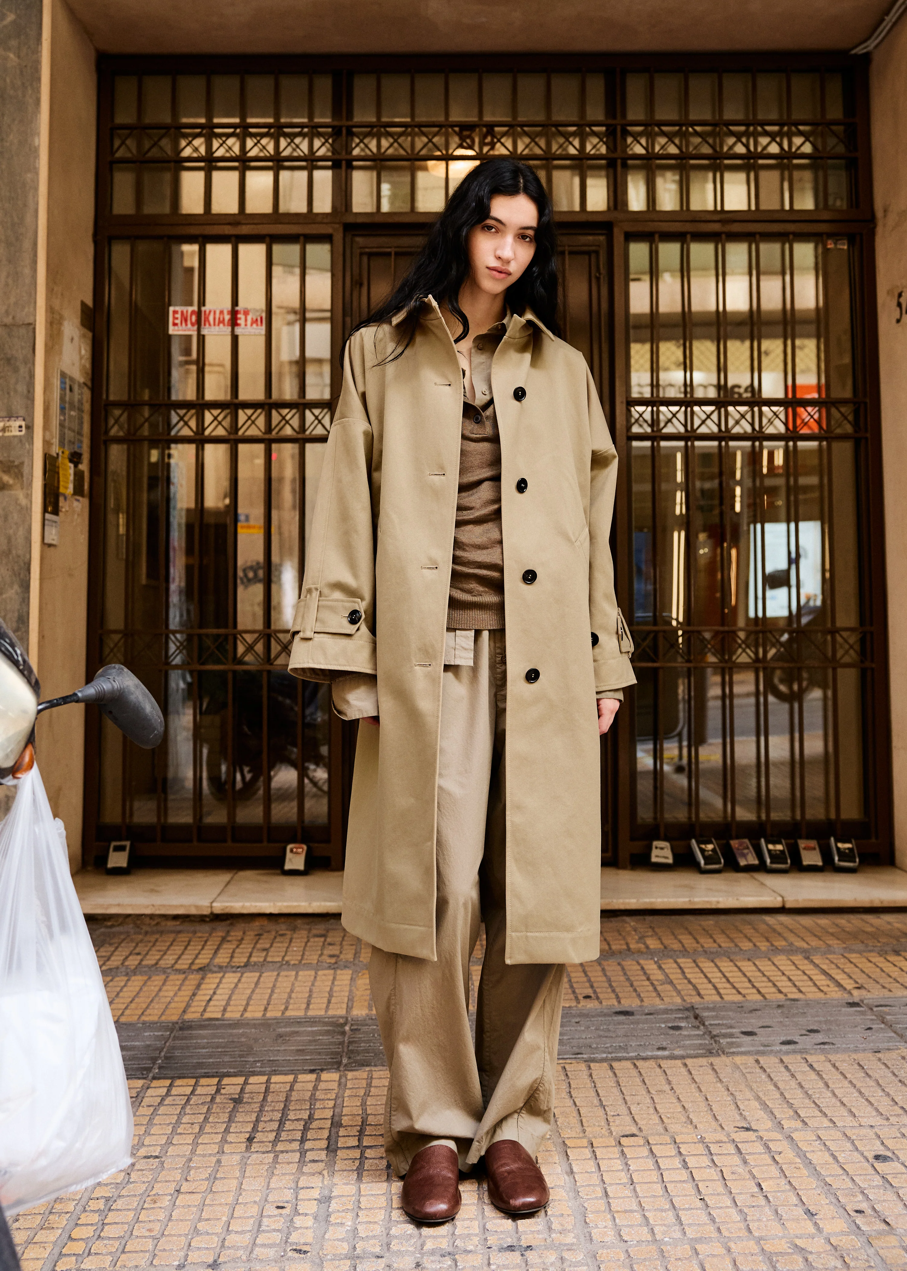 Jo coat twill | Classic Khaki - Image 3