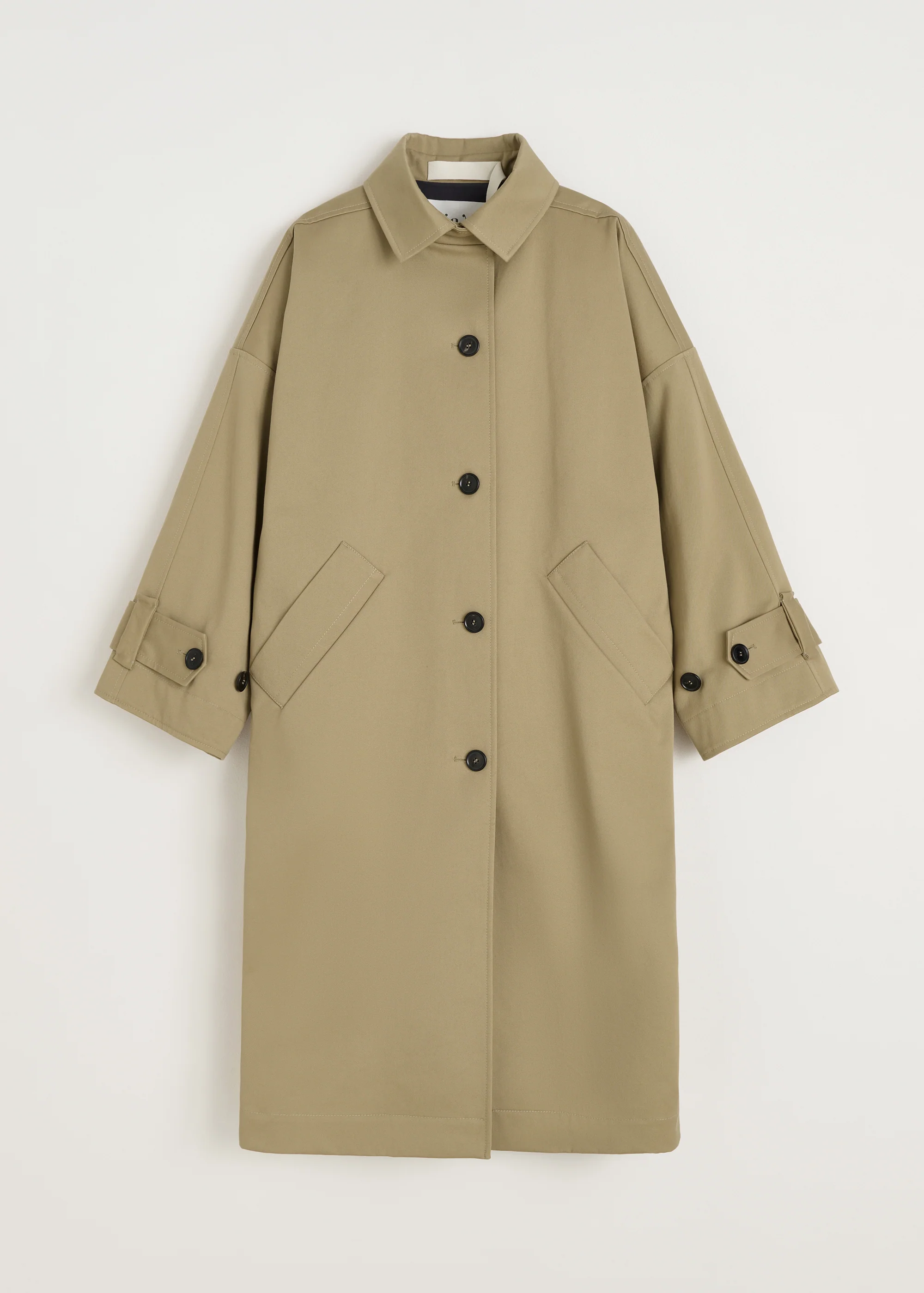Jo coat twill | Classic Khaki - Image 4