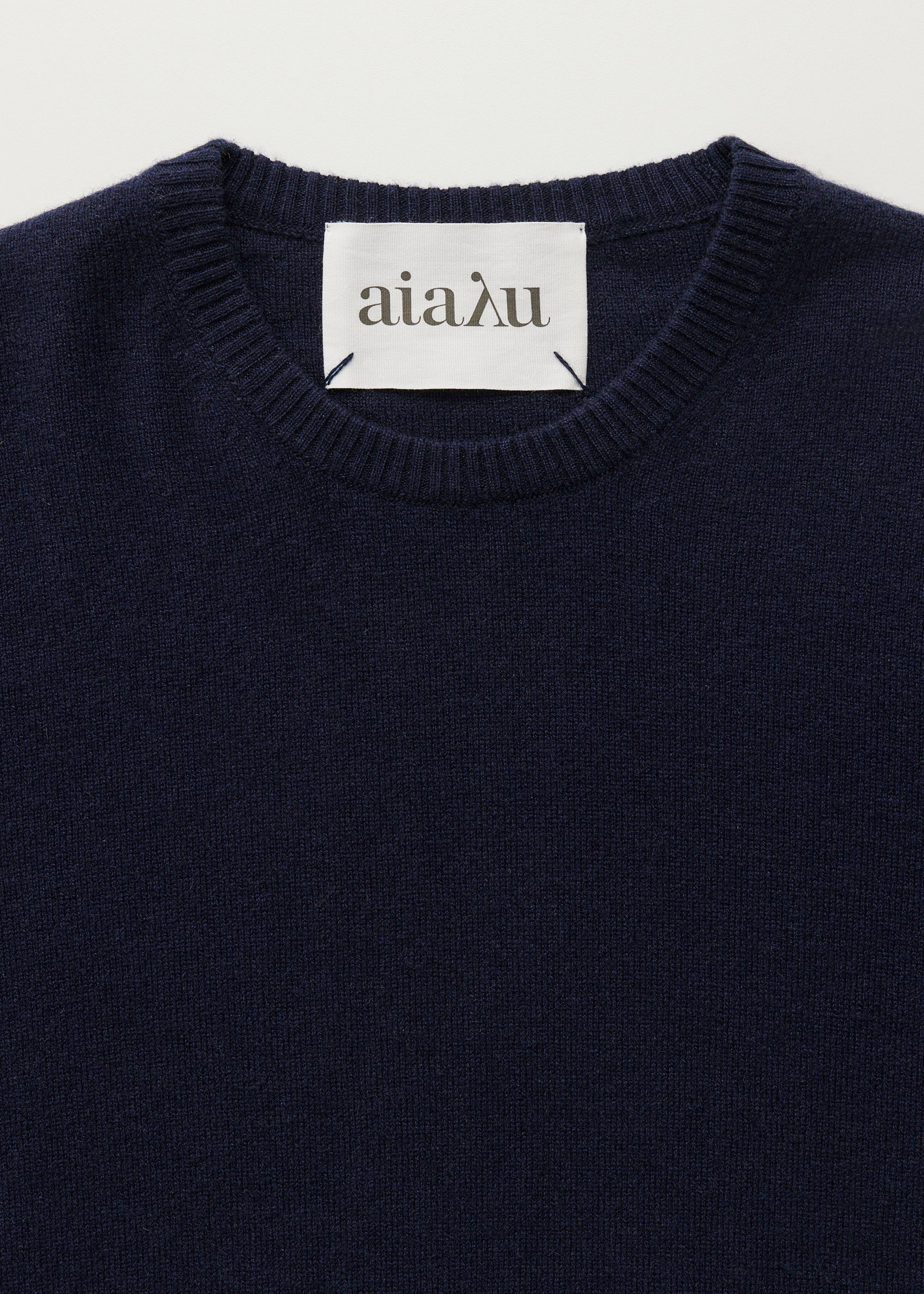 Leonardo sweater – pure cashmere | Black Blue - Image 4