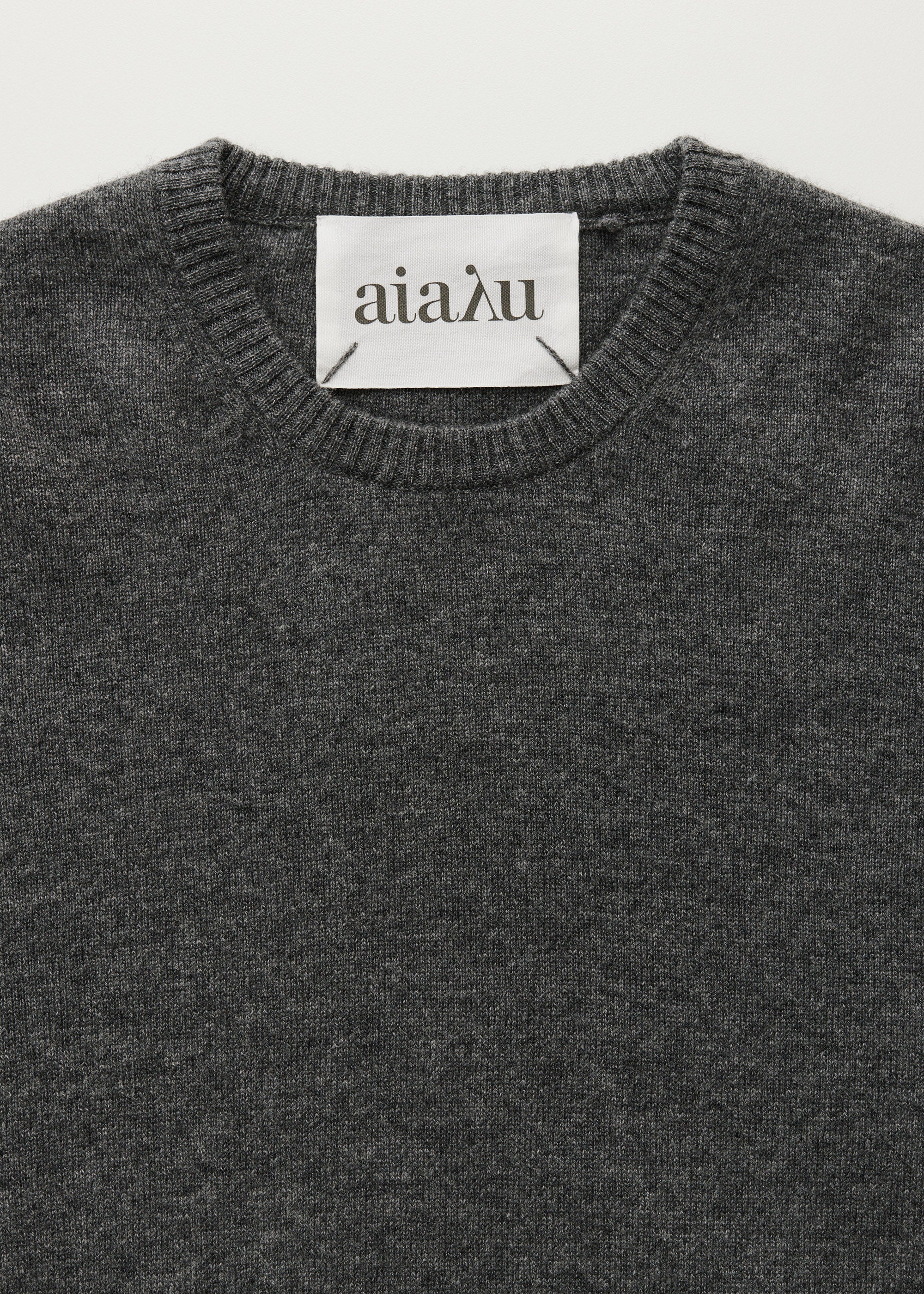 Leonardo sweater – pure cashmere | Stormy - Image 5