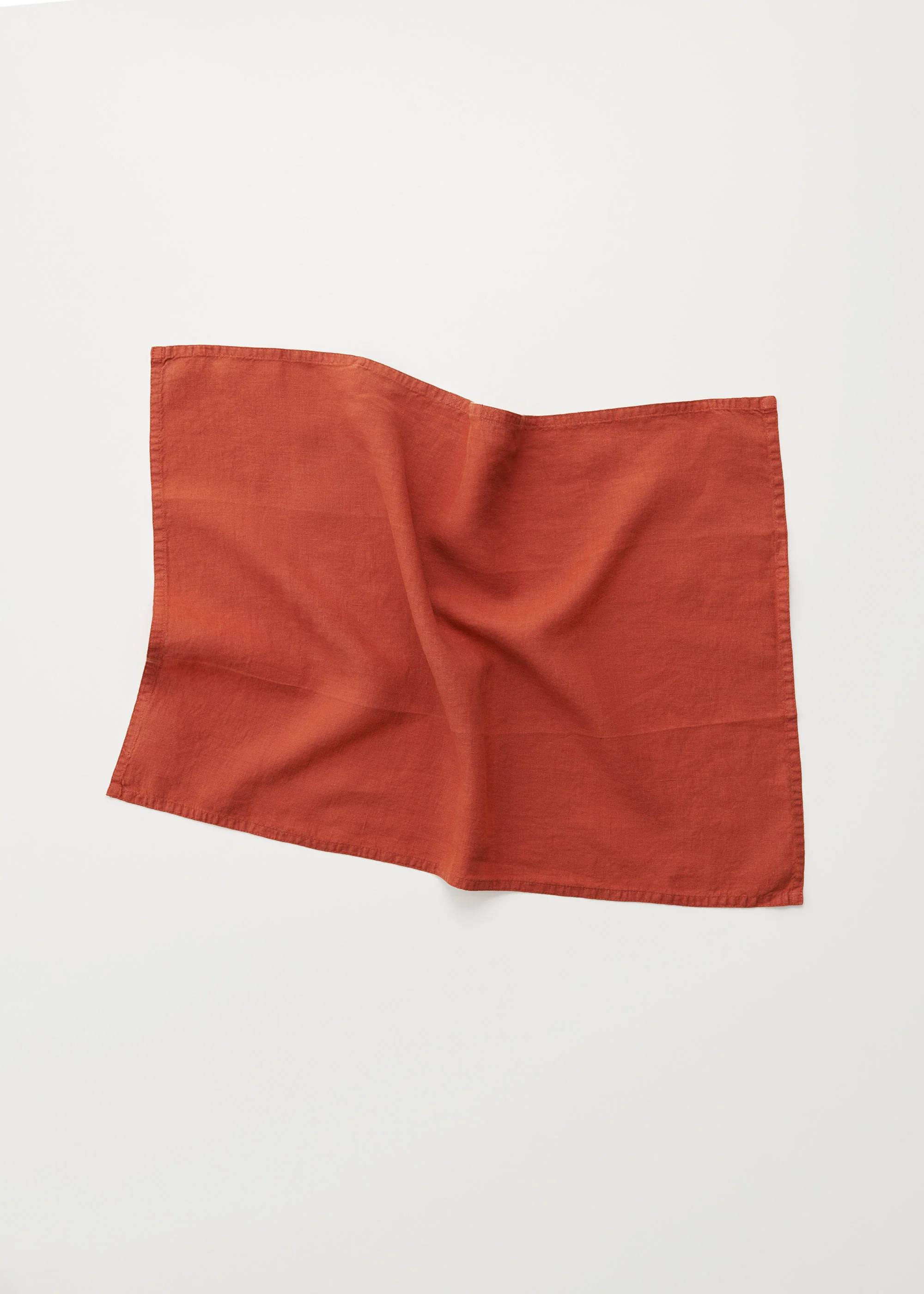 Linen kitchen towel (set of 2 pcs) | Terracotta - Image 3