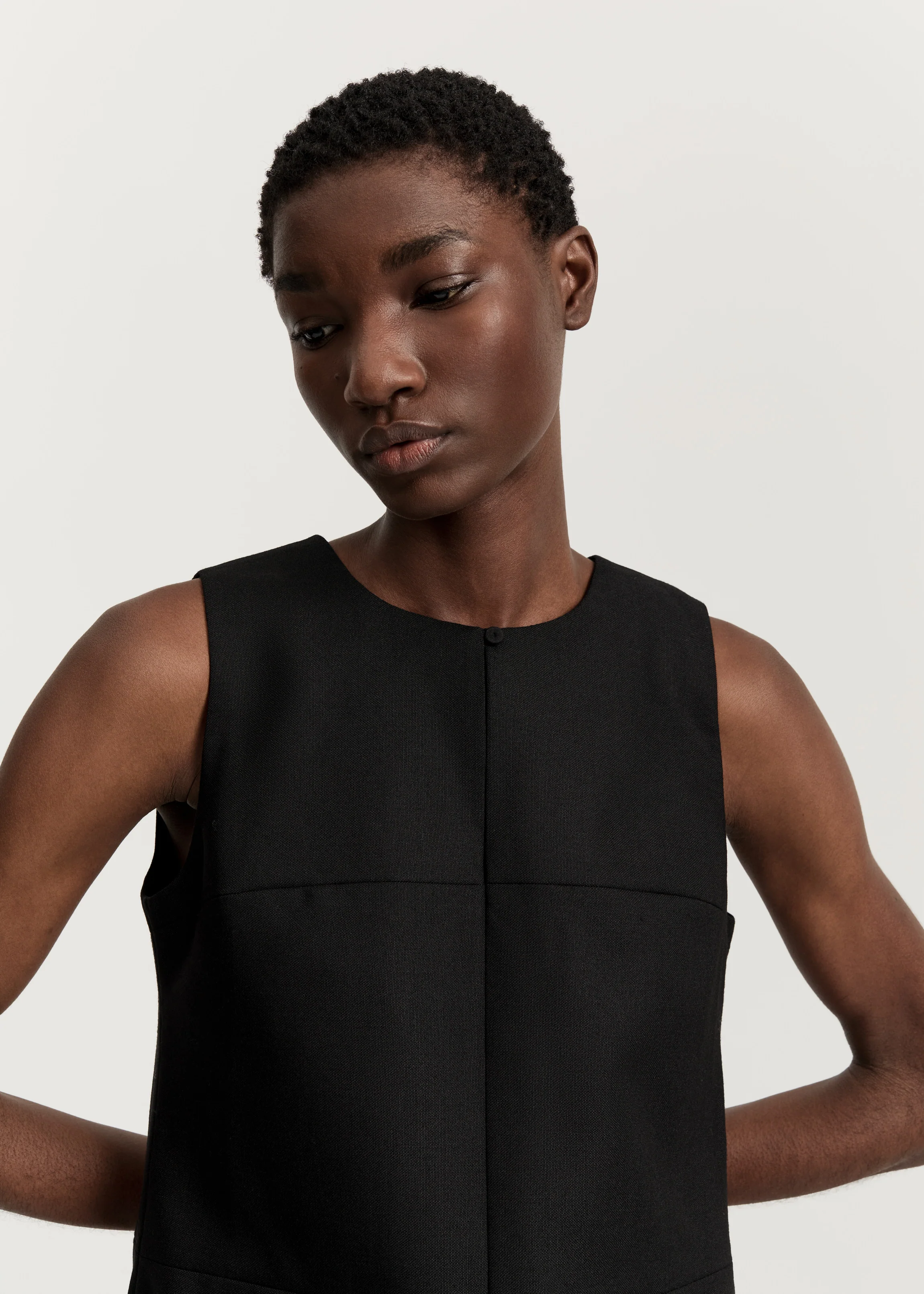 Martha dress mini – wool | Black - Image 4