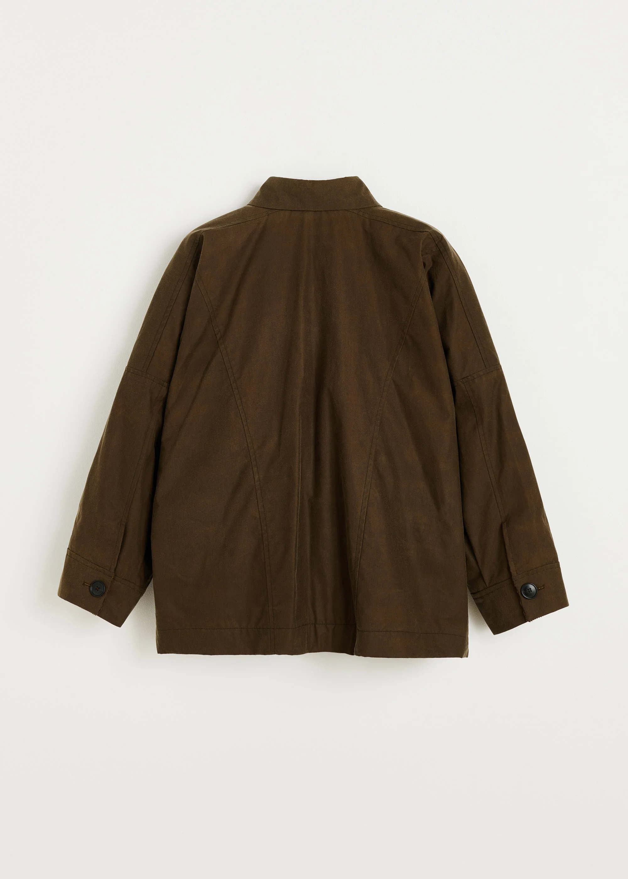 Moa jacket – oilskin | Bark - Image 3