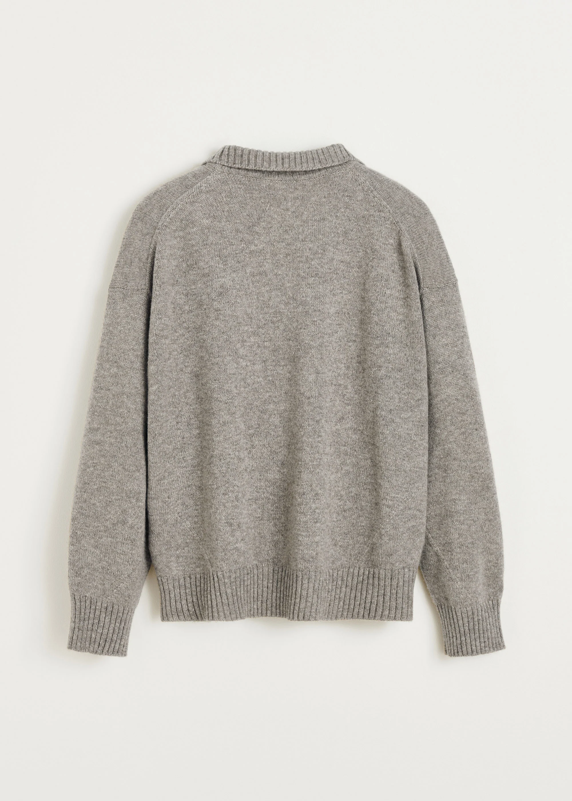 Optica polo sweater – pure yak | Pure Soil - Image 3