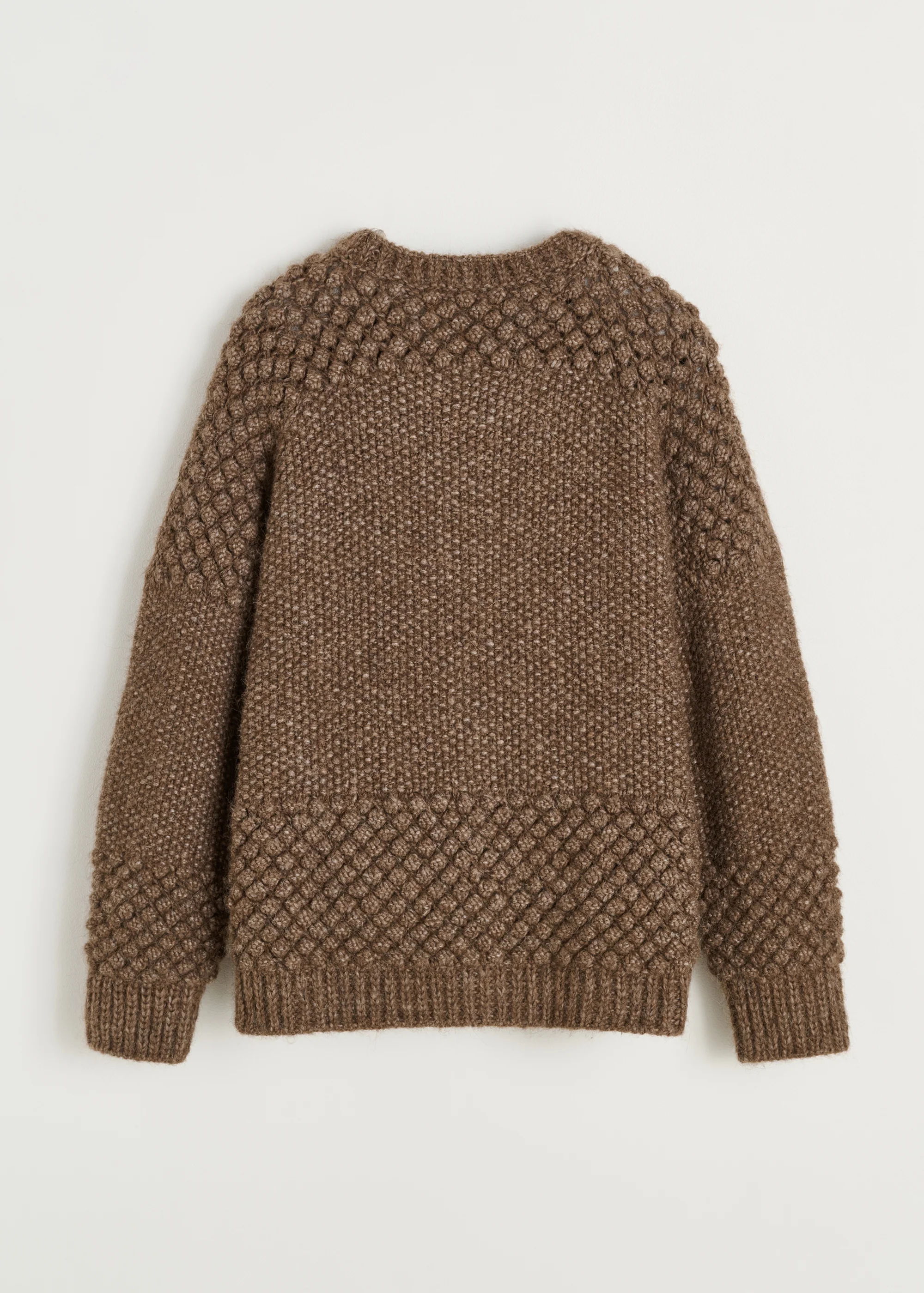 Sierra cardigan – llama wool | Pure Brownie - Image 3