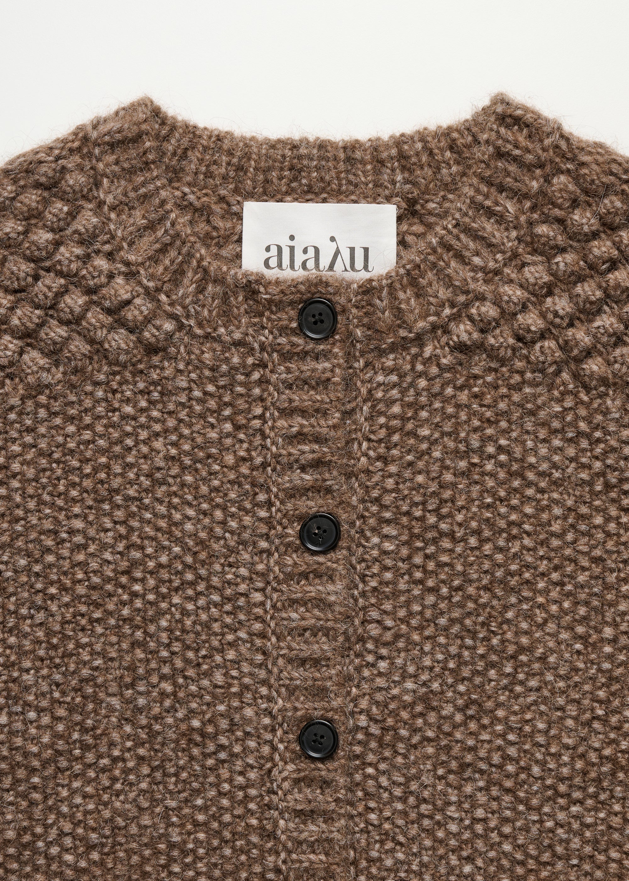 Sierra cardigan – llama wool | Pure Brownie - Image 5