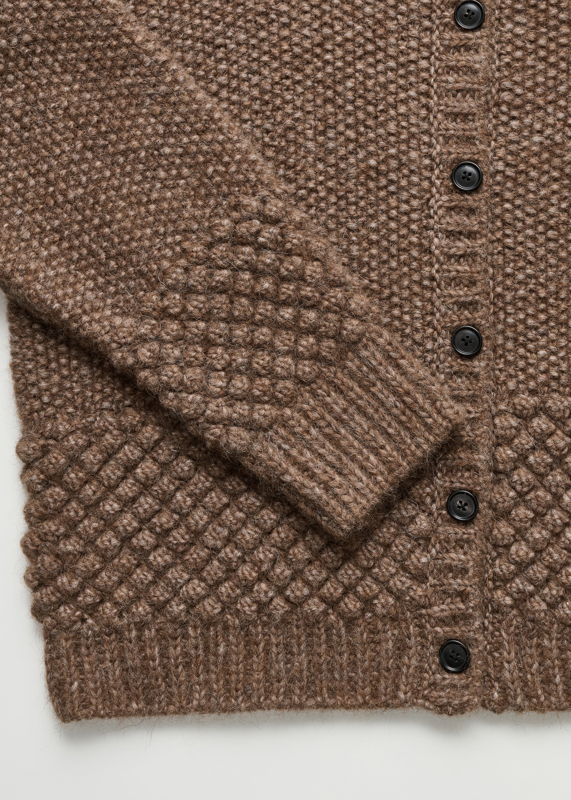 Sierra cardigan – llama wool | Pure Brownie - Image 6