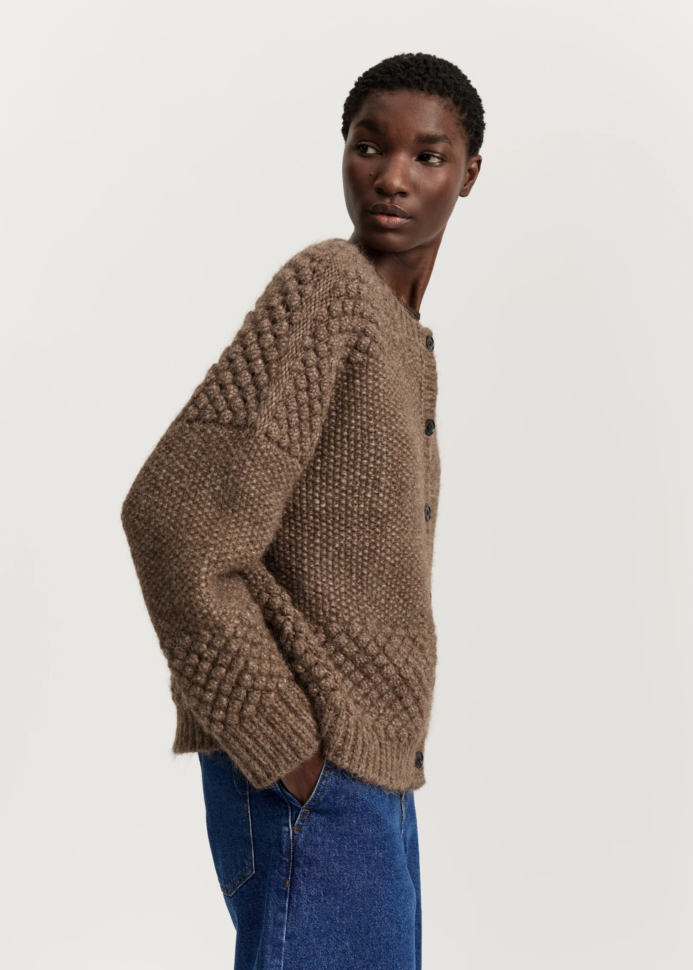 Sierra cardigan – llama wool | Pure Brownie - Image 7