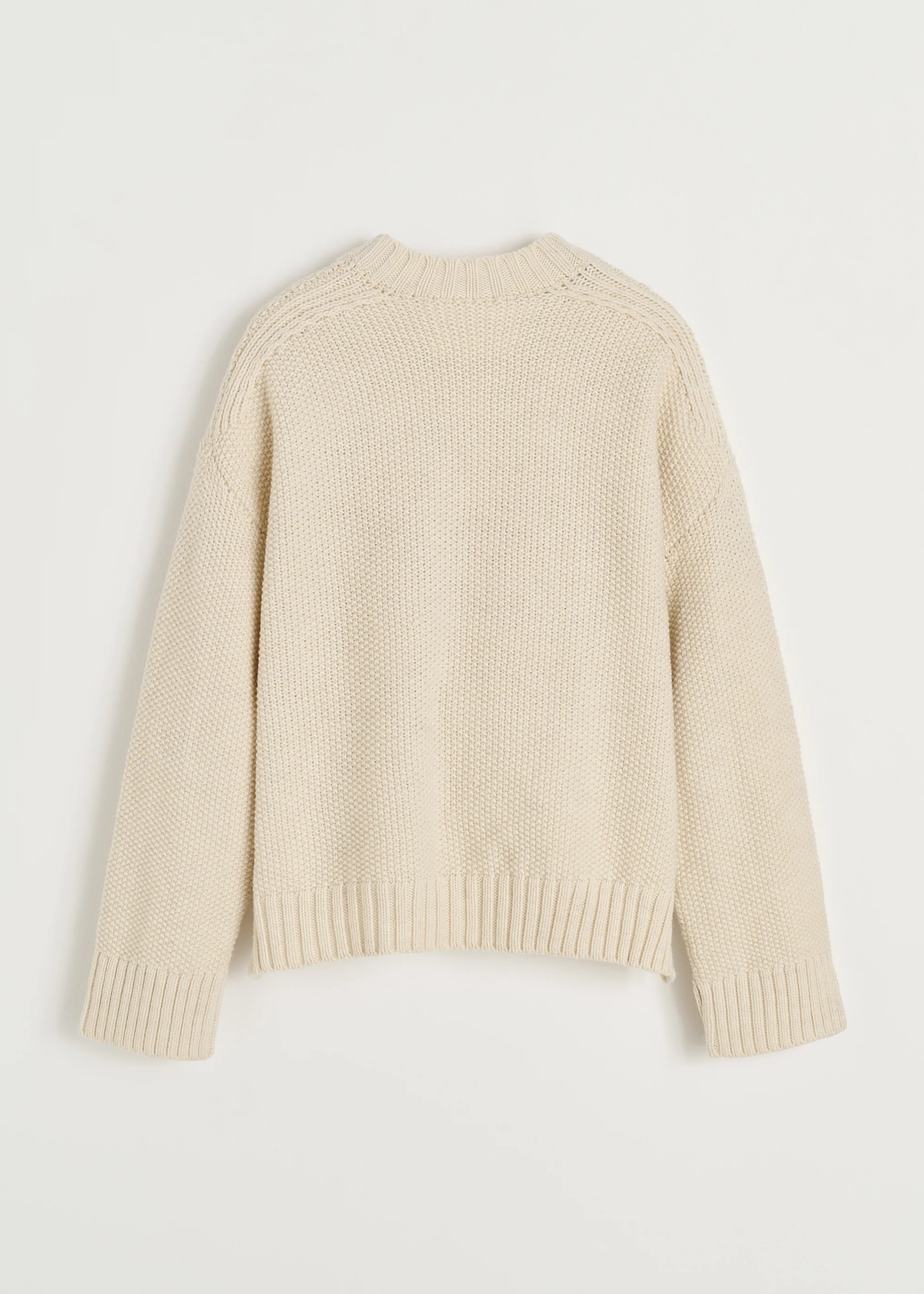 Vetla sweater – highland wool | Pure Ecru - Image 3