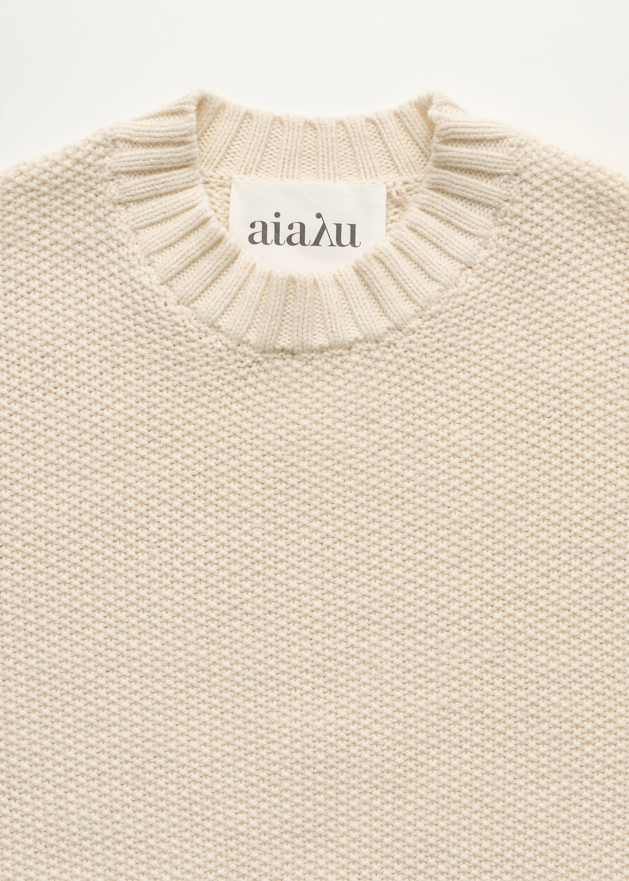 Vetla sweater – highland wool | Pure Ecru - Image 4