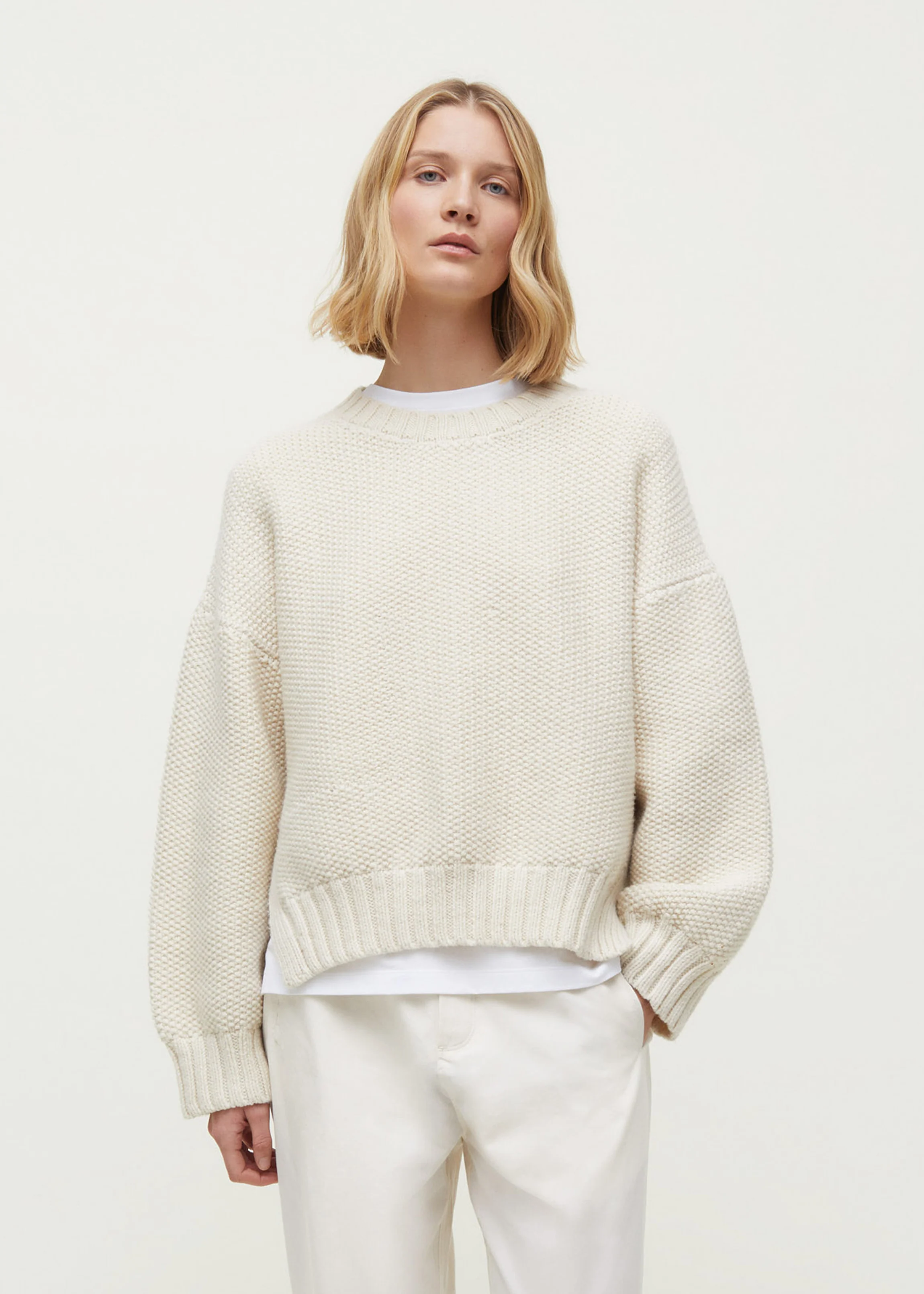 Vetla sweater – highland wool | Pure Ecru - Image 6